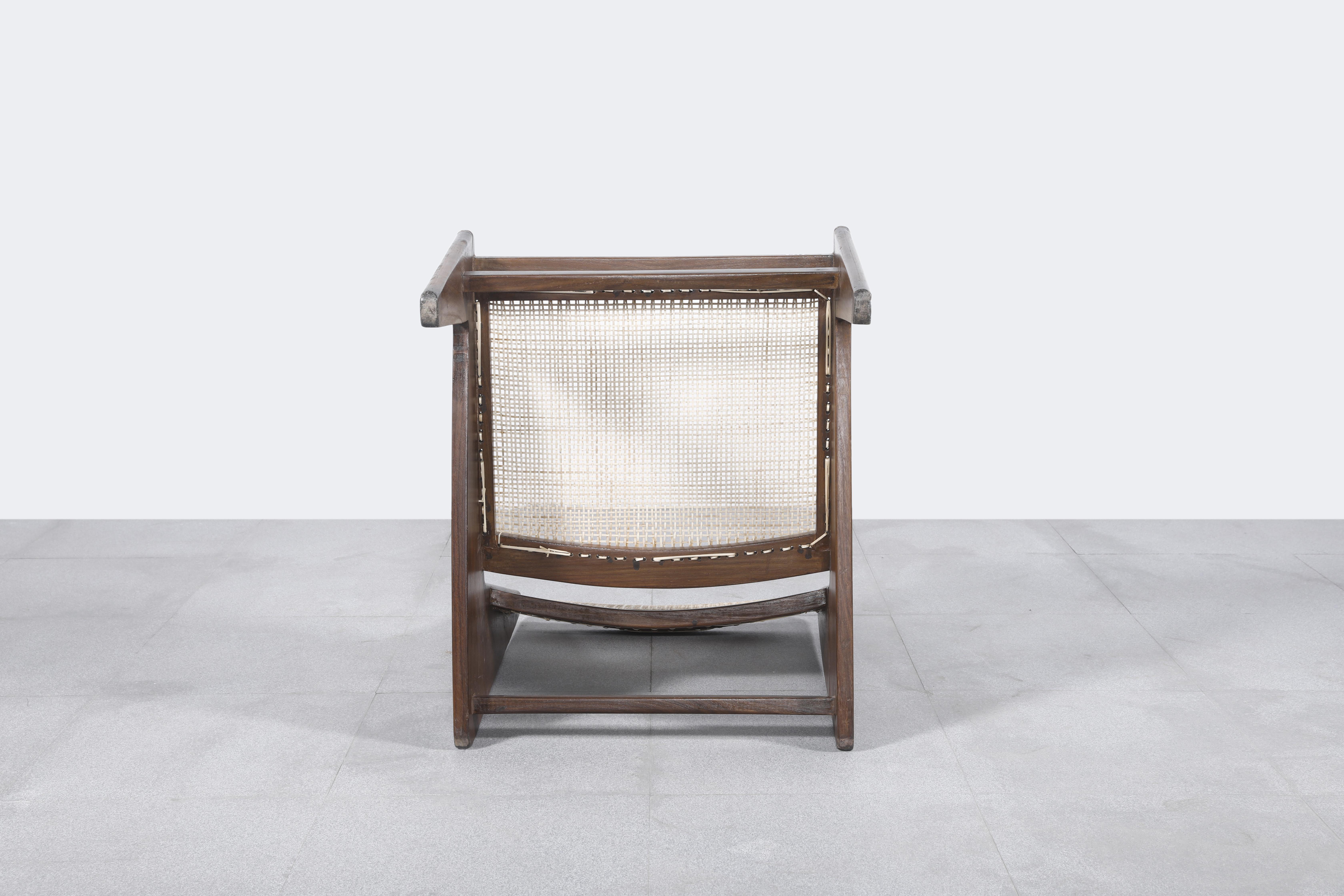 Pierre Jeanneret PJ-SI-59-A, Paar Kangaroo-Stühle, authentisch, Mid-Century im Angebot 3