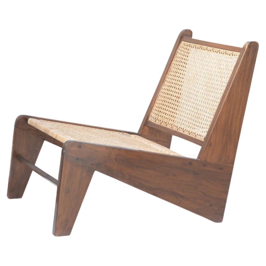 Pierre Jeanneret PJ-SI-59-D Kangaroo Chair / Authentic Mid-Century Modern For Sale