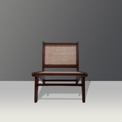 Pierre Jeanneret PJ-SI-60-A Lounge Chair / Authentic Mid-Century Modern
