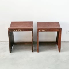 Pierre Jeanneret PJ-SI-68-A Sewing Stools Chandigarh India