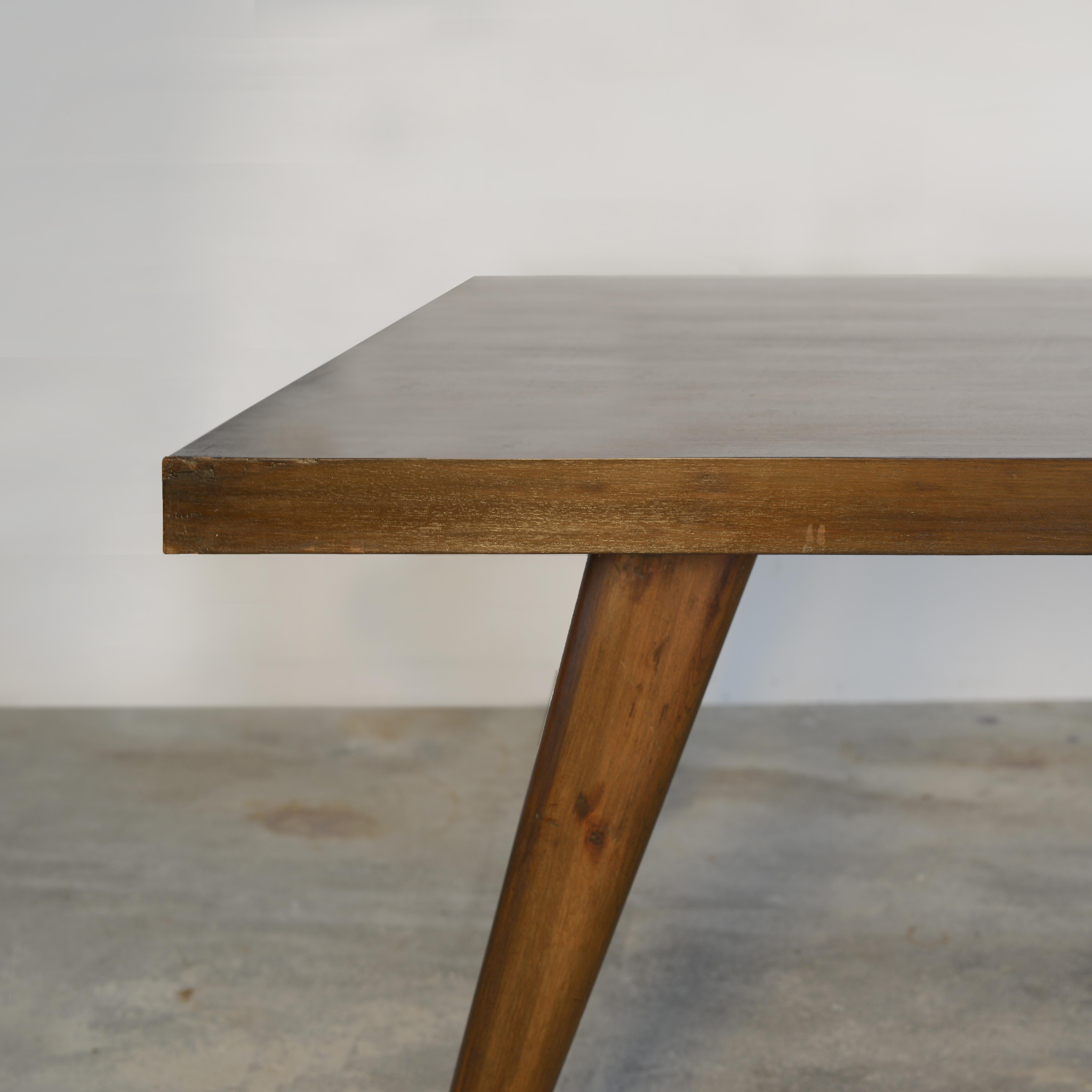 Teak Pierre Jeanneret PJ-TA-01-C Dining Table / Authentic Mid-Century Modern For Sale