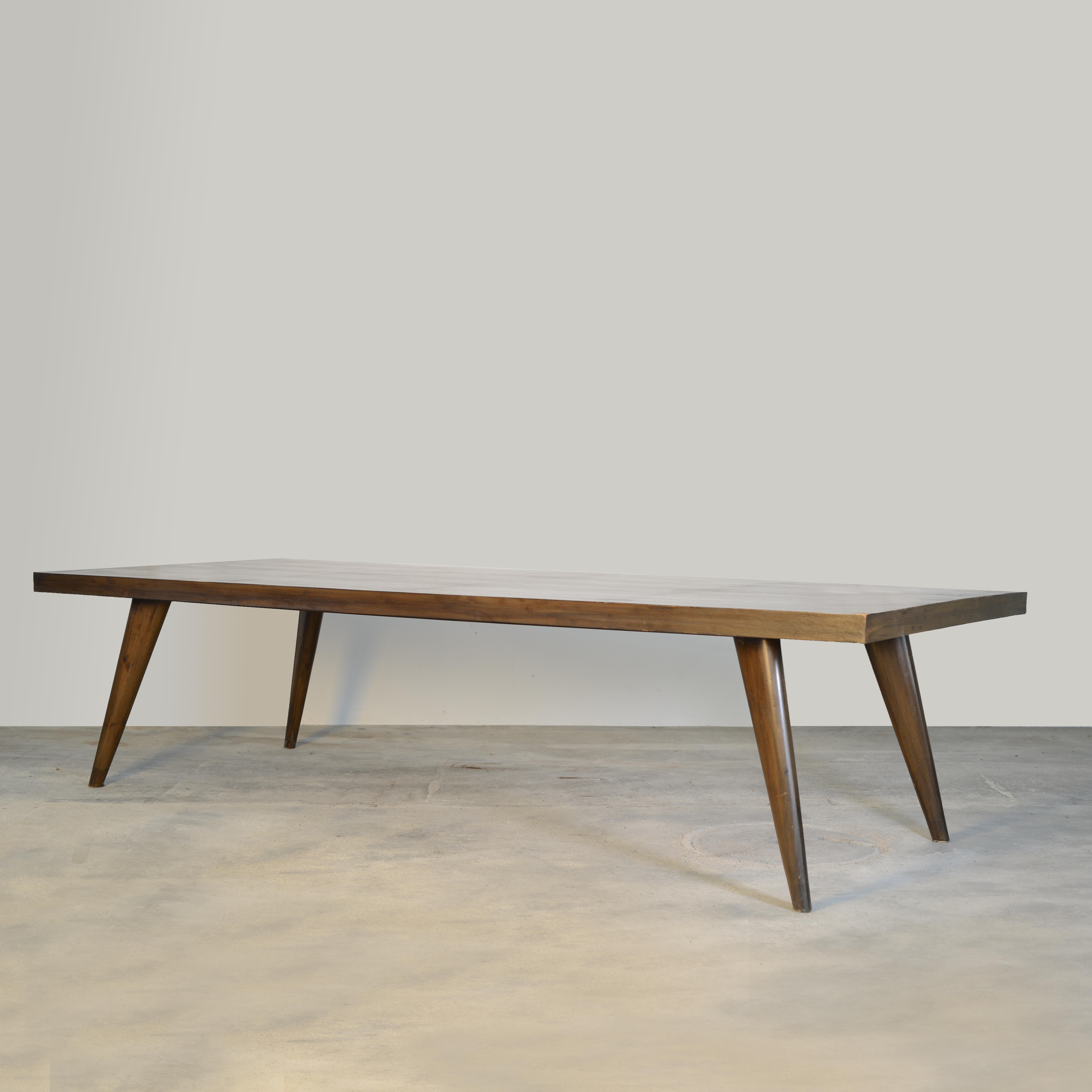 pierre jeanneret dining table