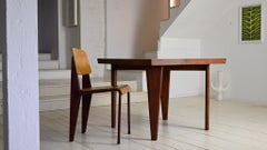 Pierre Jeanneret "Square” Table Solid Teak Chandigarh Project India Le Corbusier