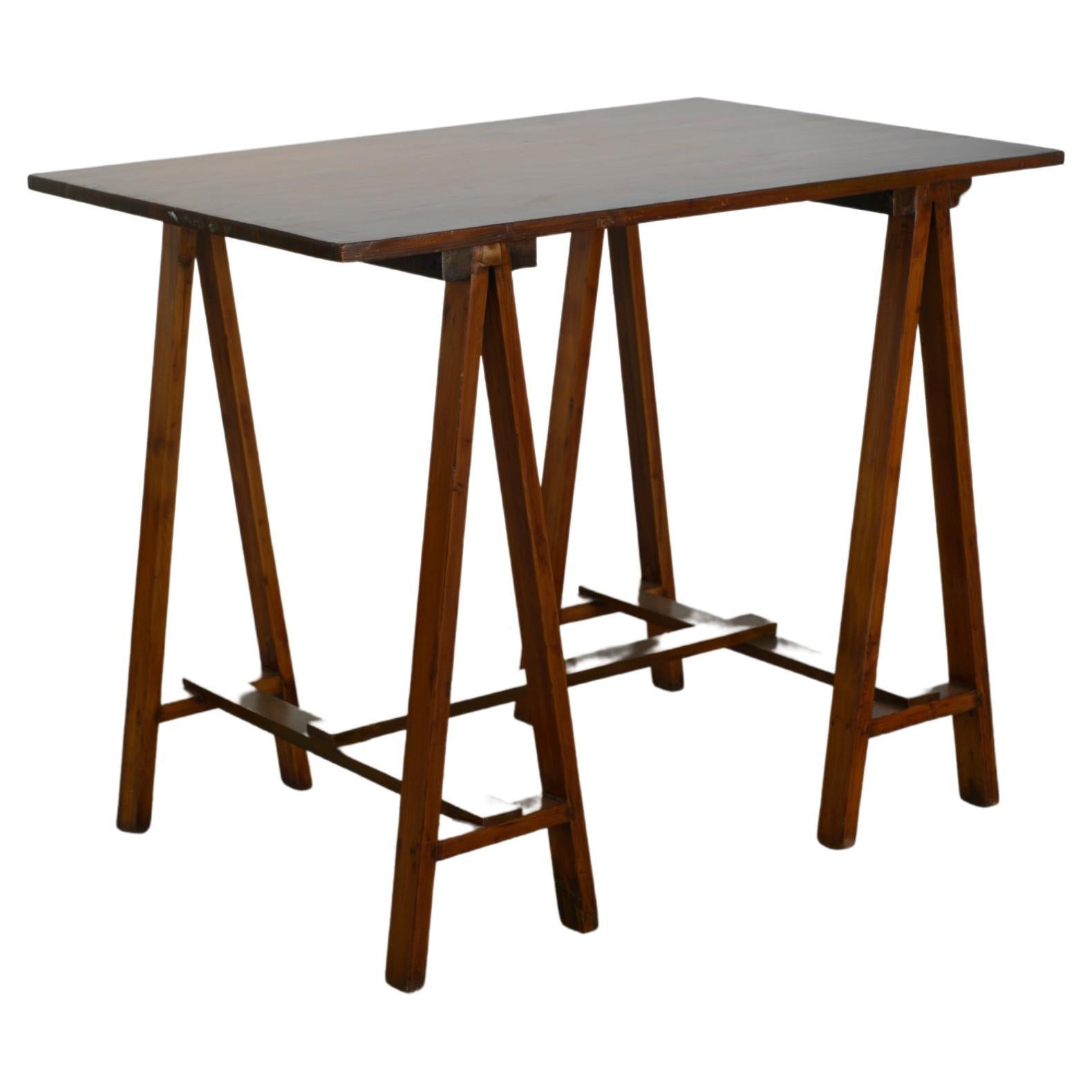 Pierre Jeanneret PJ-TAT-05-A Architektentisch / Authentischer Mid-Century Modern-Tisch im Angebot