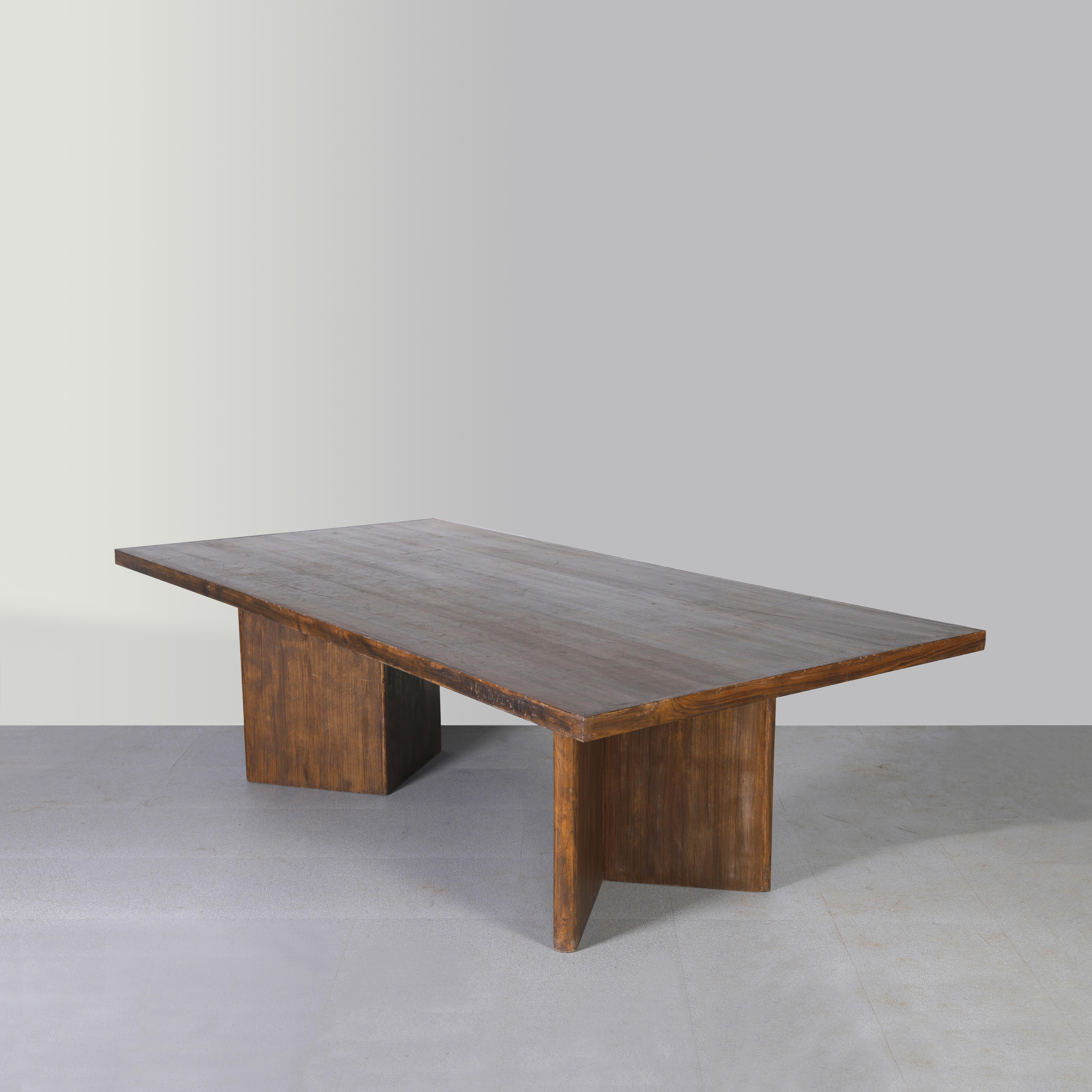 pierre jeanneret dining table