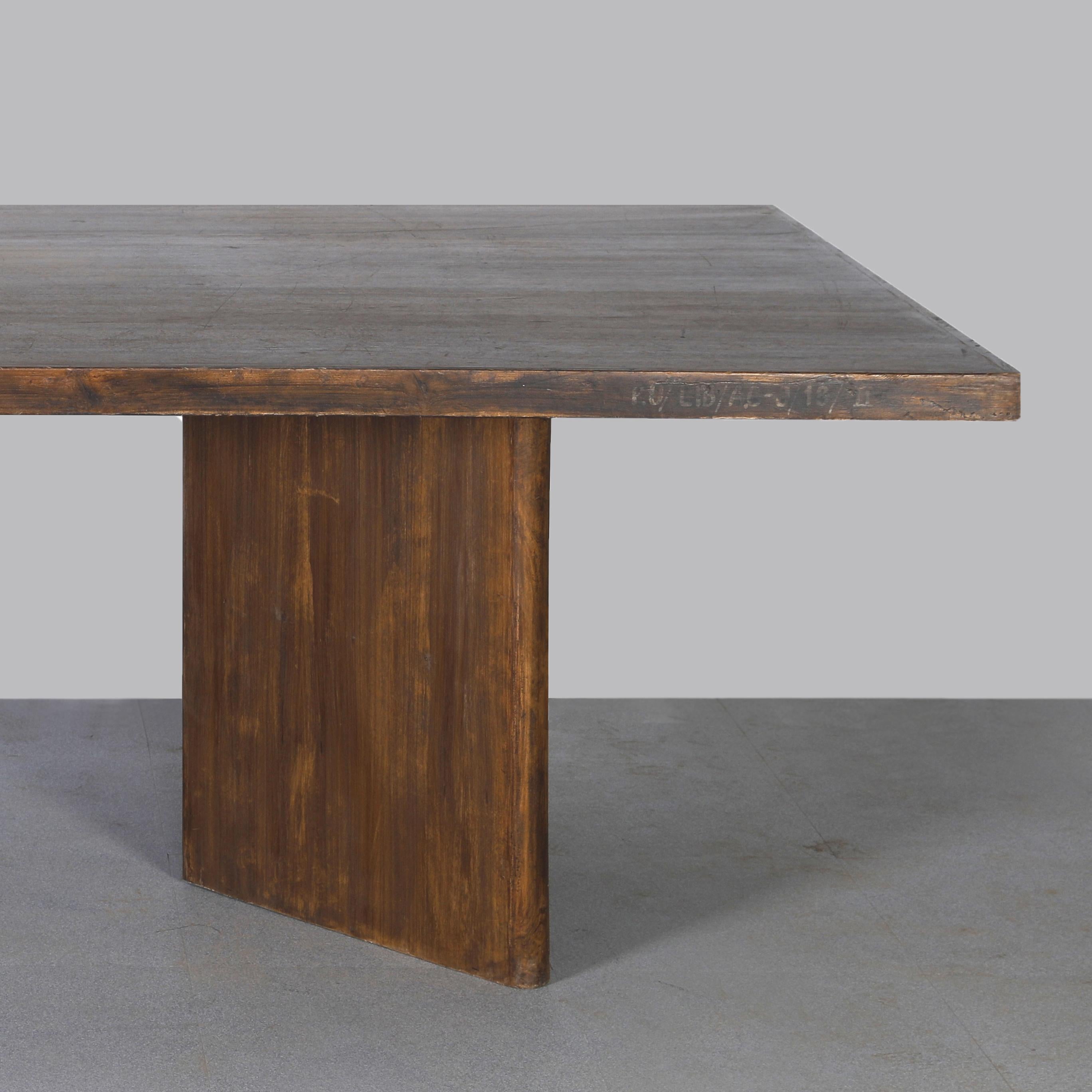 Indian Pierre Jeanneret  PJ-TAT-08-A Table / Mid-Century Modern  For Sale