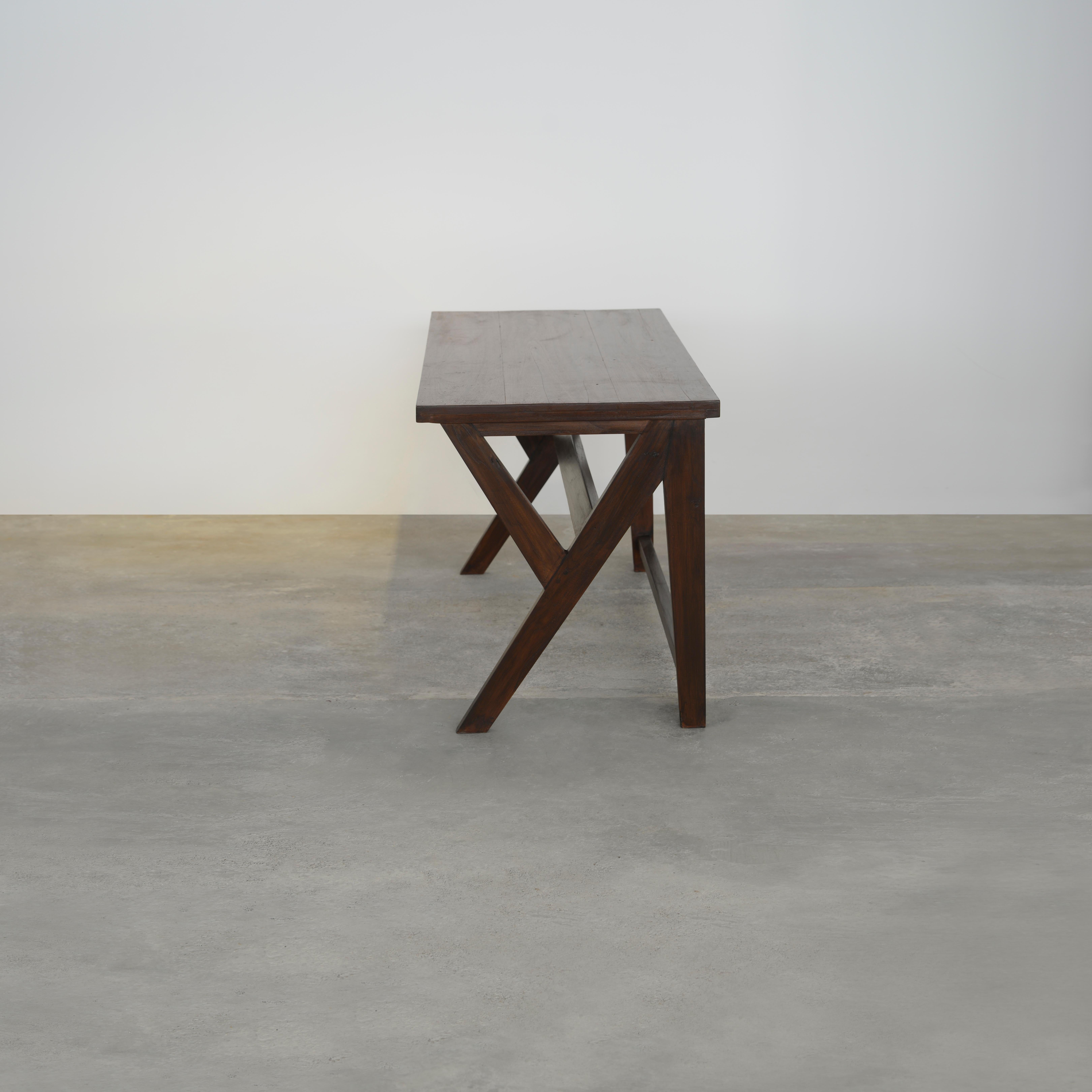Indiano Scrivania console Pierre Jeanneret PJ-TAT-13-D / Autentico Mid-Century Modern in vendita