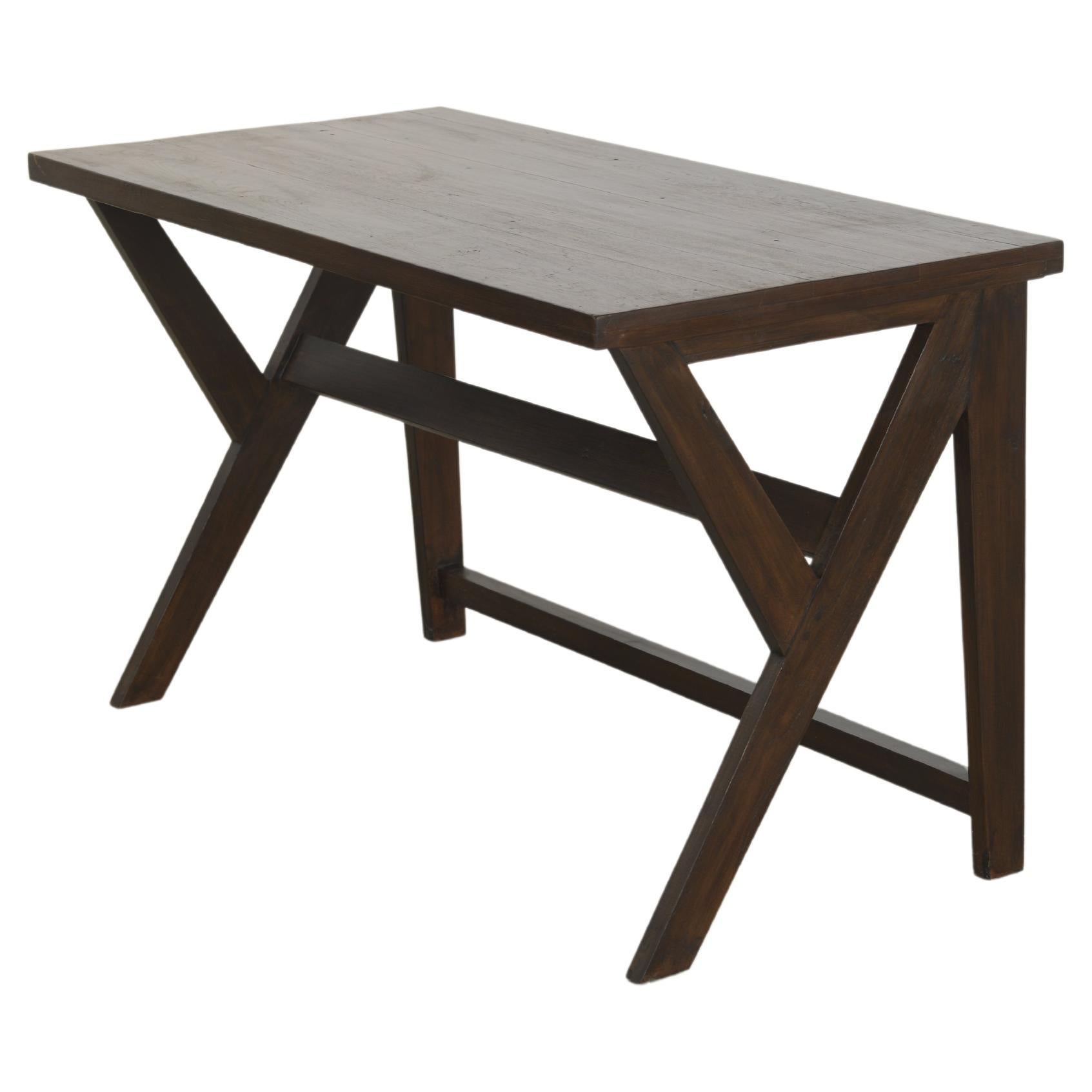 Pierre Jeanneret PJ-TAT-13-D Konsolentisch / Authentischer Mid-Century Modern-Schreibtisch im Angebot