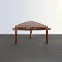 Pierre Jeanneret PJ-TB-03-A Triangular Side Table / Authentic Mid-Century Modern