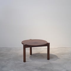 Pierre Jeanneret PJ-TB-04-A Round Low Table / Authentic Mid-Century Modern