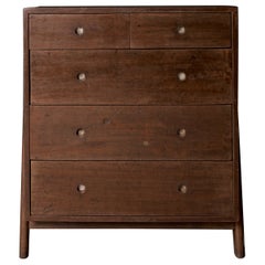 Pierre Jeanneret Rare Chest of Drawers, for College Library, Chandigarh, c. 1960