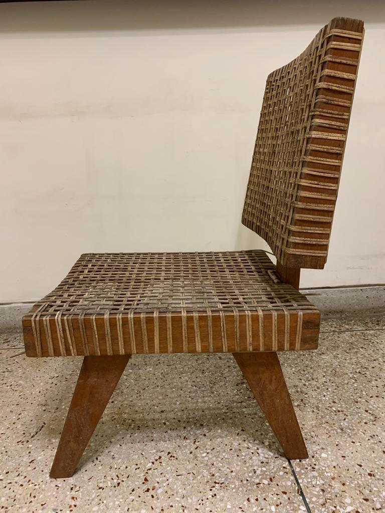 Pierre Jeanneret Rare Lounge Chairs Chandigarh Circa 1955-56 For Sale 1