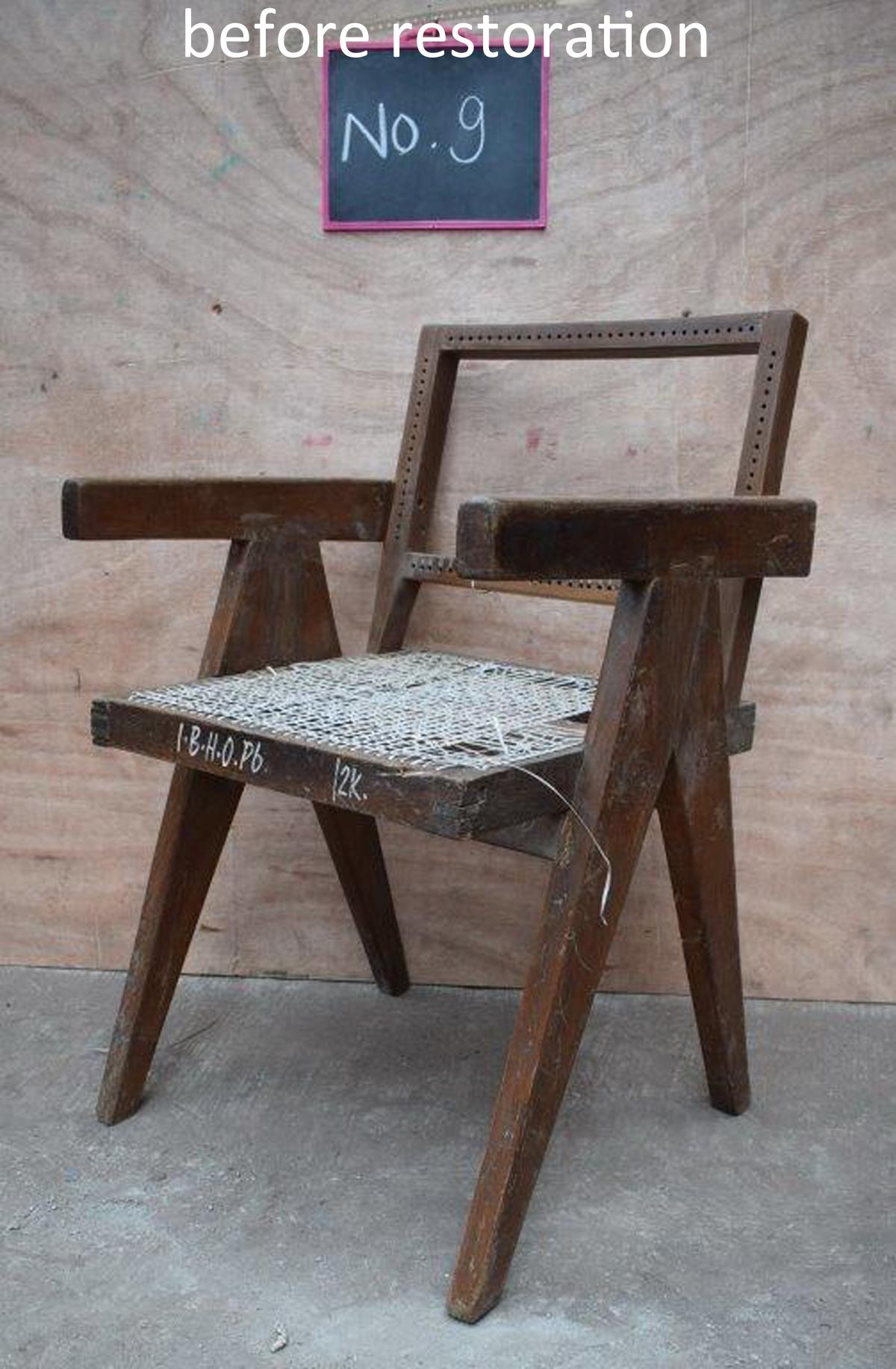 Pierre Jeanneret, Rare Set of 12 Chairs For Sale 7