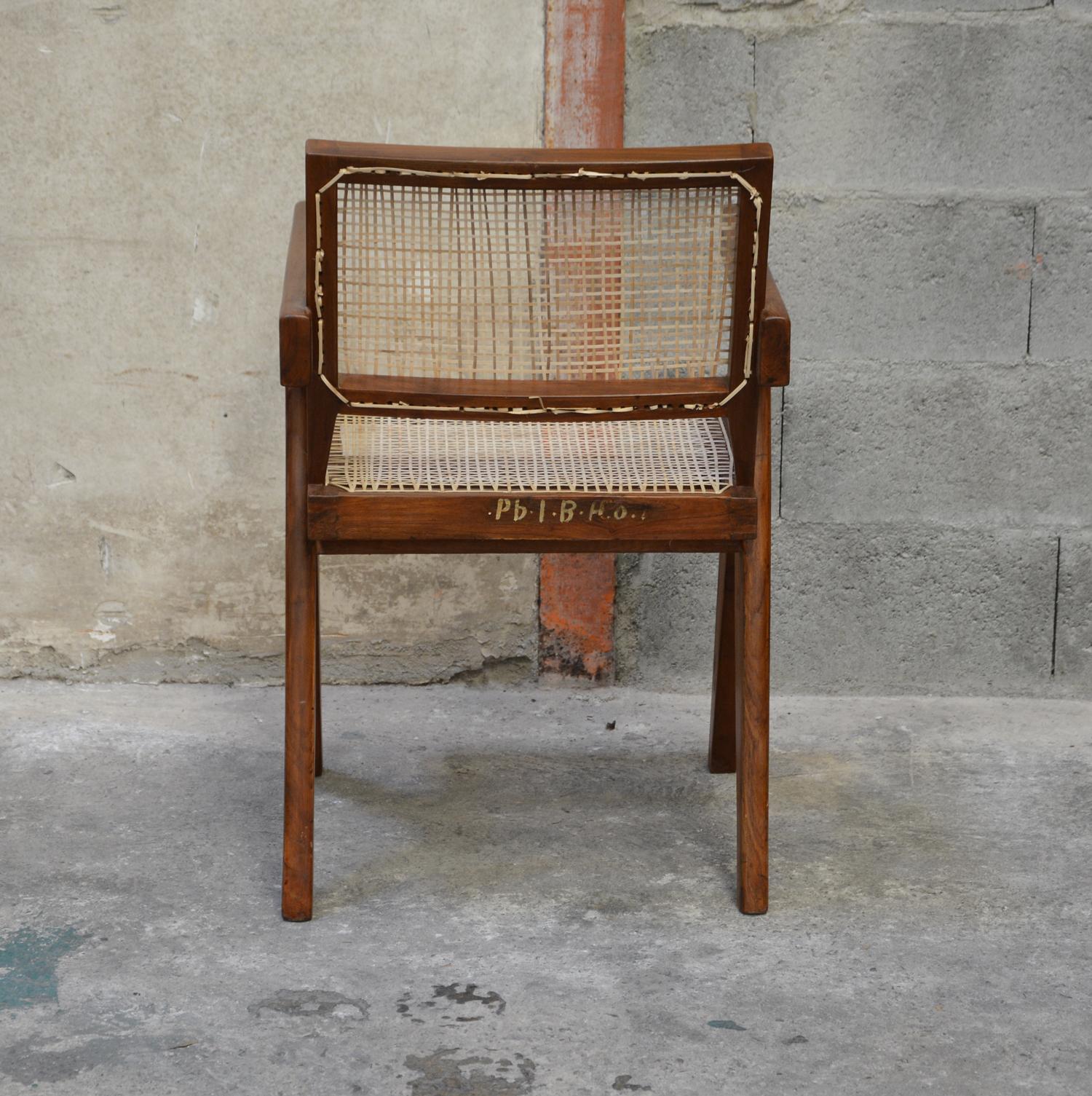 Pierre Jeanneret, Rare Set of 12 Chairs For Sale 2
