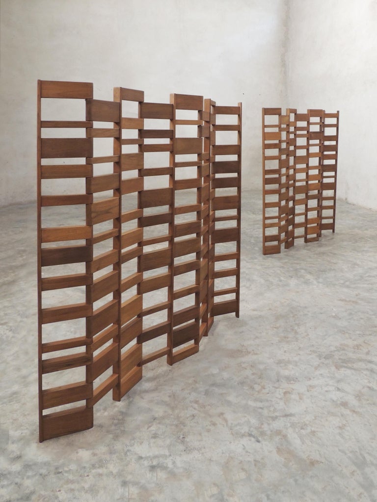 Contemporary Teak Room Divider For Sale at 1stDibs