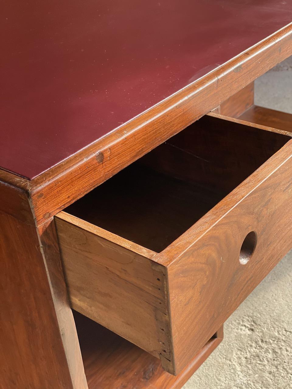 Pierre Jeanneret Rosewood Pigeonhole Desk Model PJ-BU-02-A, circa 1955 4