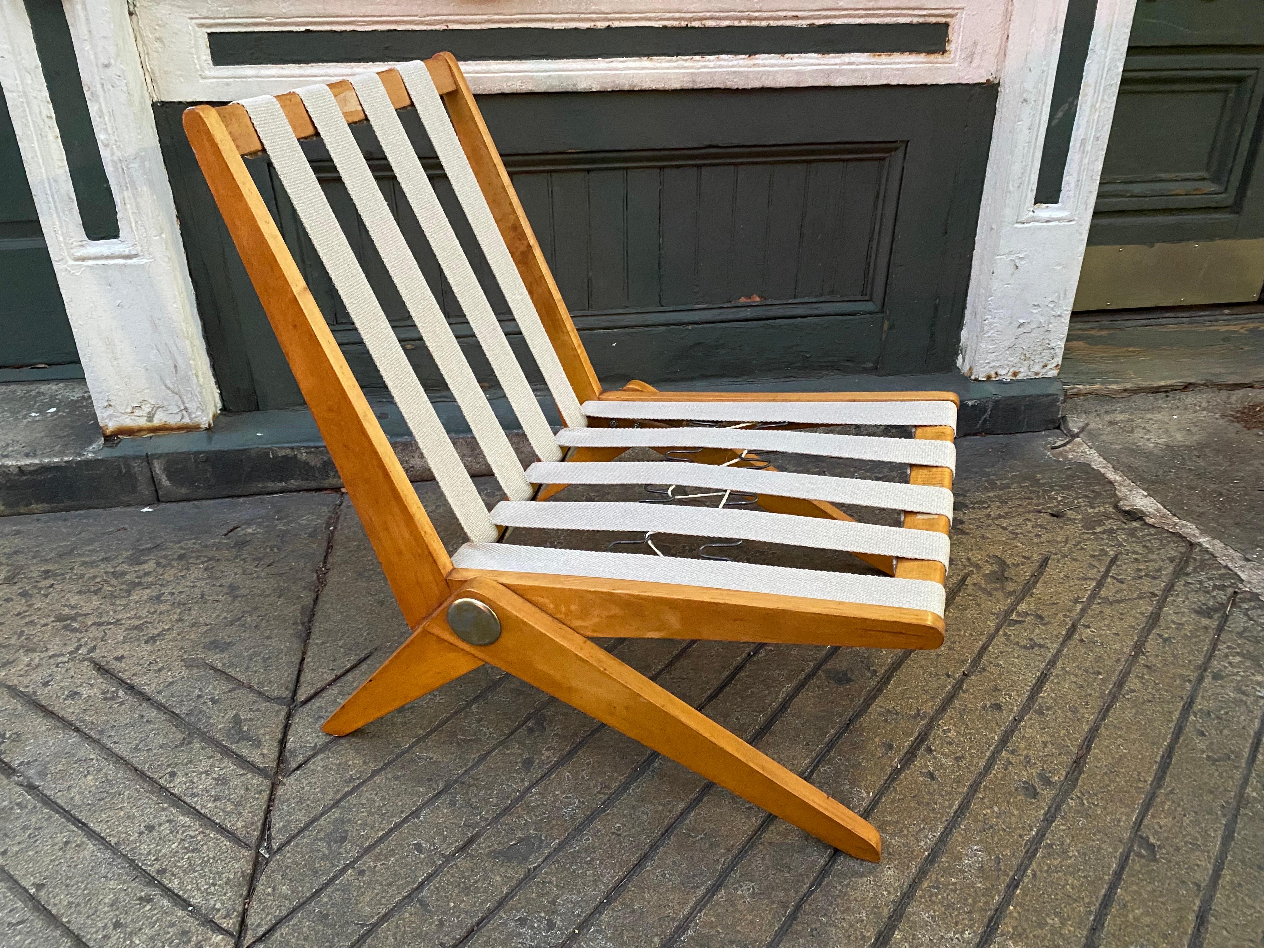 Pierre Jeanneret Scissor Chair for Knoll 3