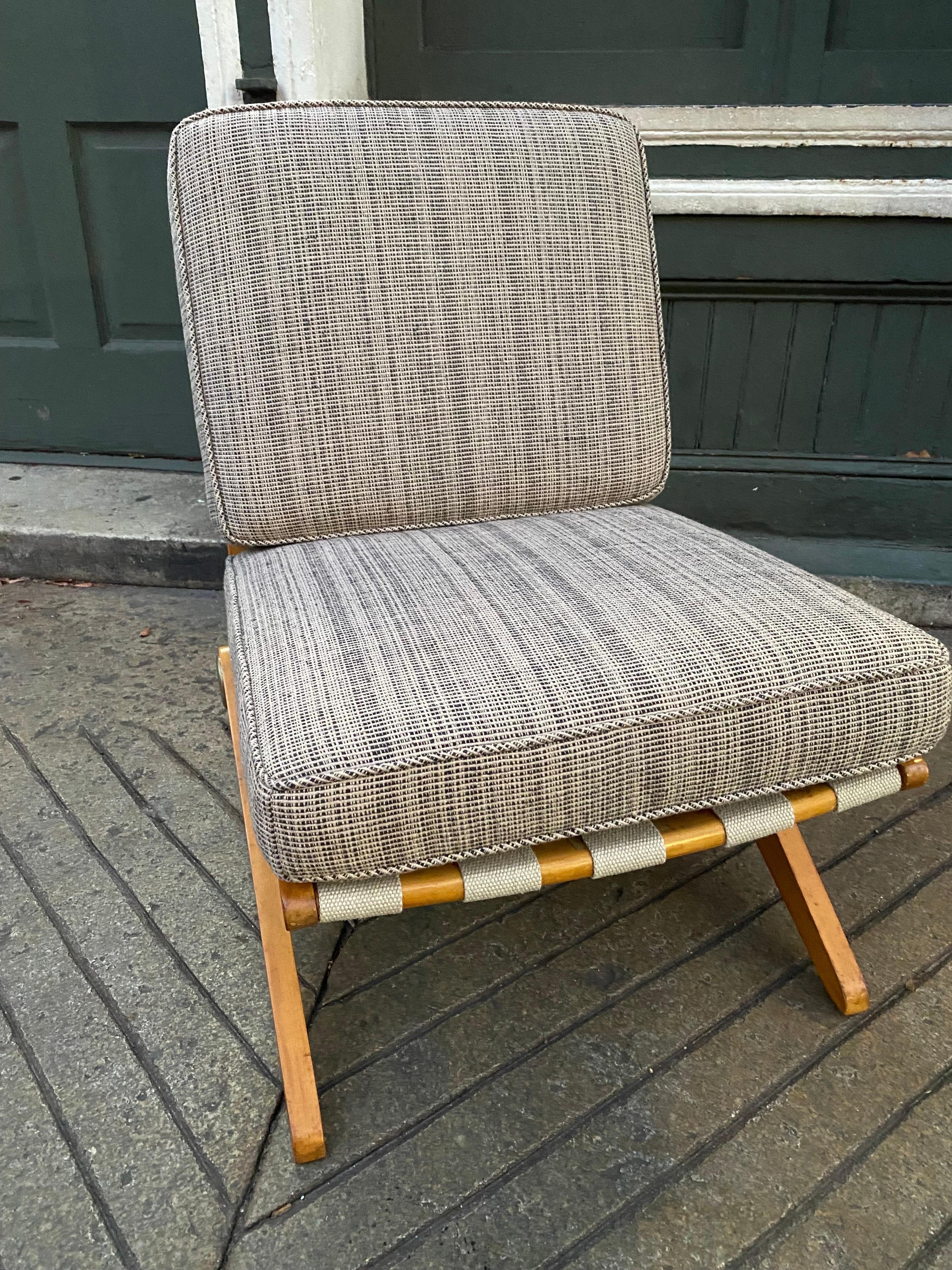 Pierre Jeanneret Scissor Chair for Knoll 4