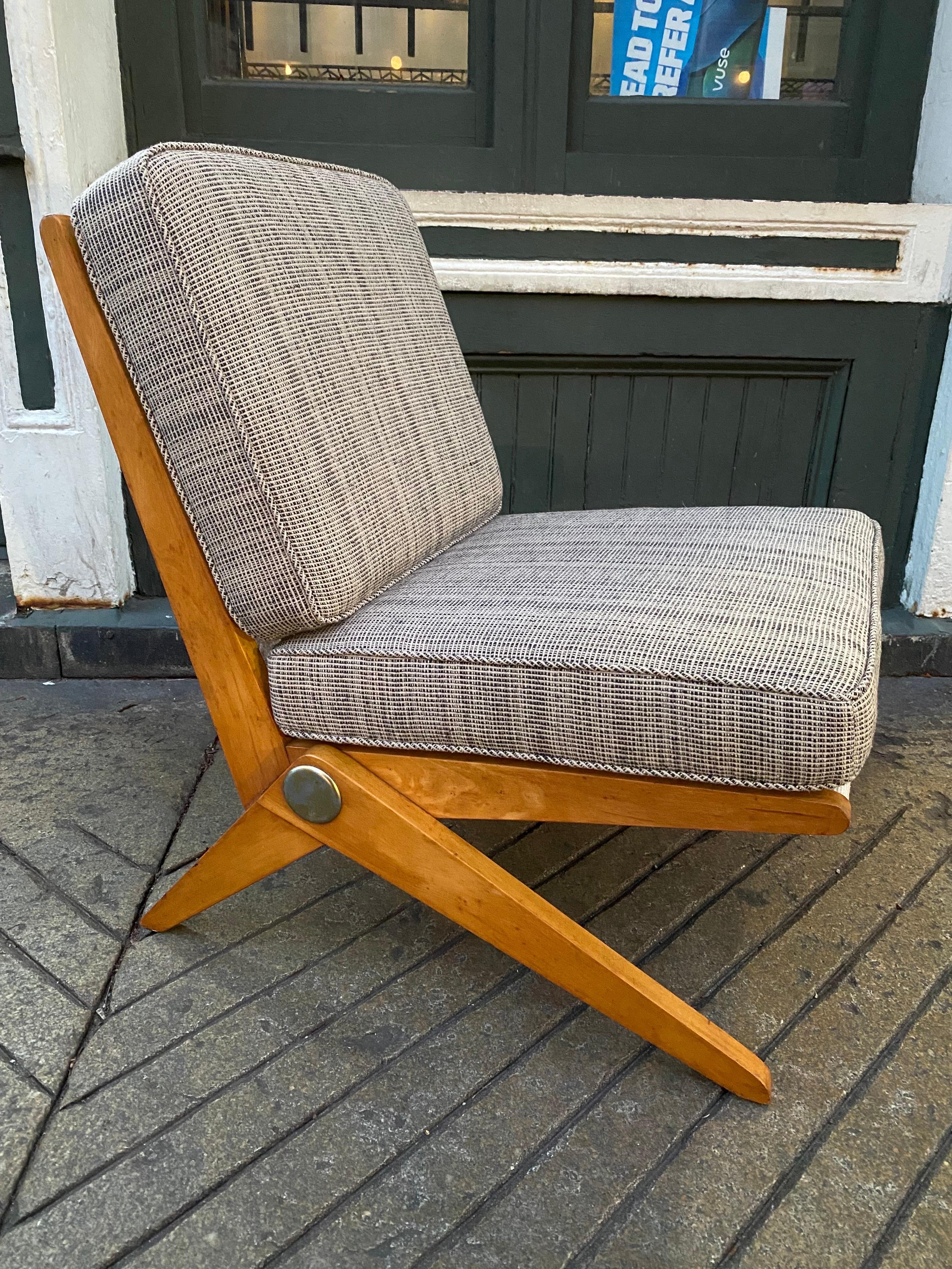 Pierre Jeanneret Scissor Chair for Knoll 5