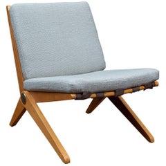 Pierre Jeanneret Scissor Chair for Knoll International, 1957
