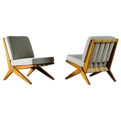 Pierre Jeanneret Scissor Chairs