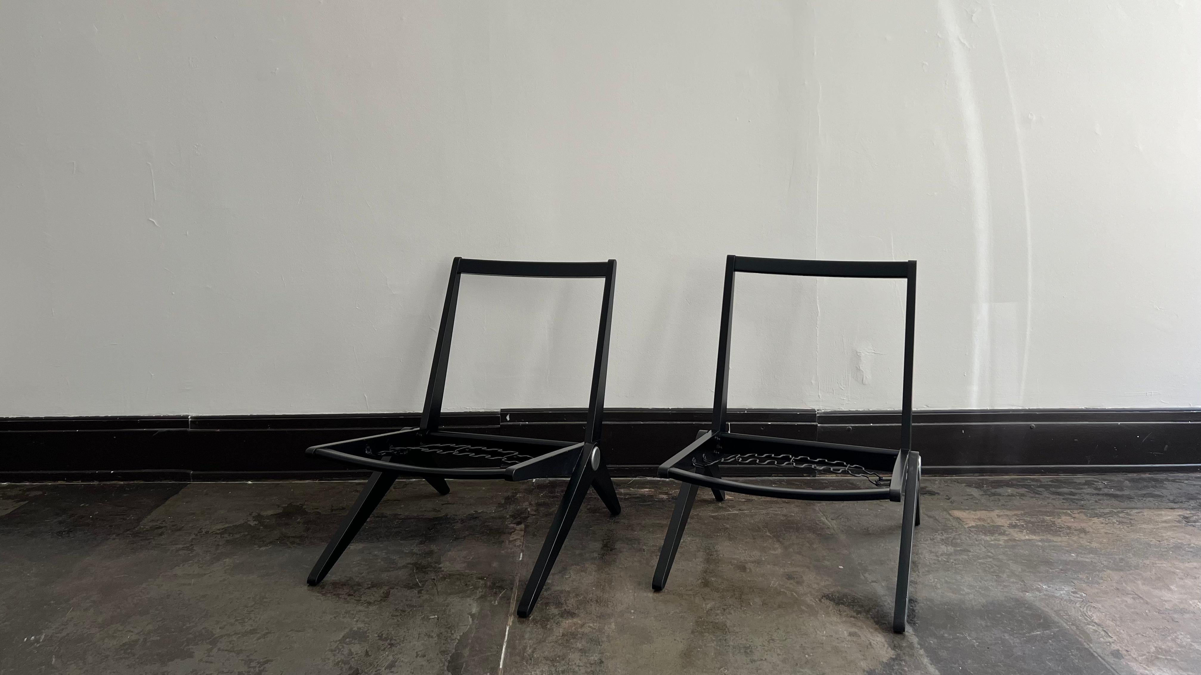 Pierre Jeanneret Scherenstühle für Knoll Associates - Polstermöglichkeiten (Moderne der Mitte des Jahrhunderts) im Angebot