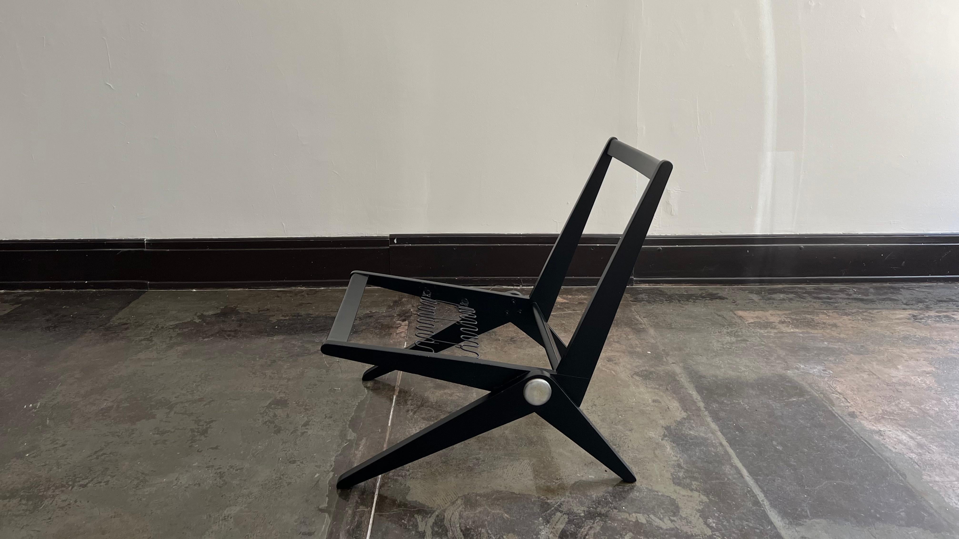 Pierre Jeanneret Scherenstühle für Knoll Associates - Polstermöglichkeiten (amerikanisch) im Angebot
