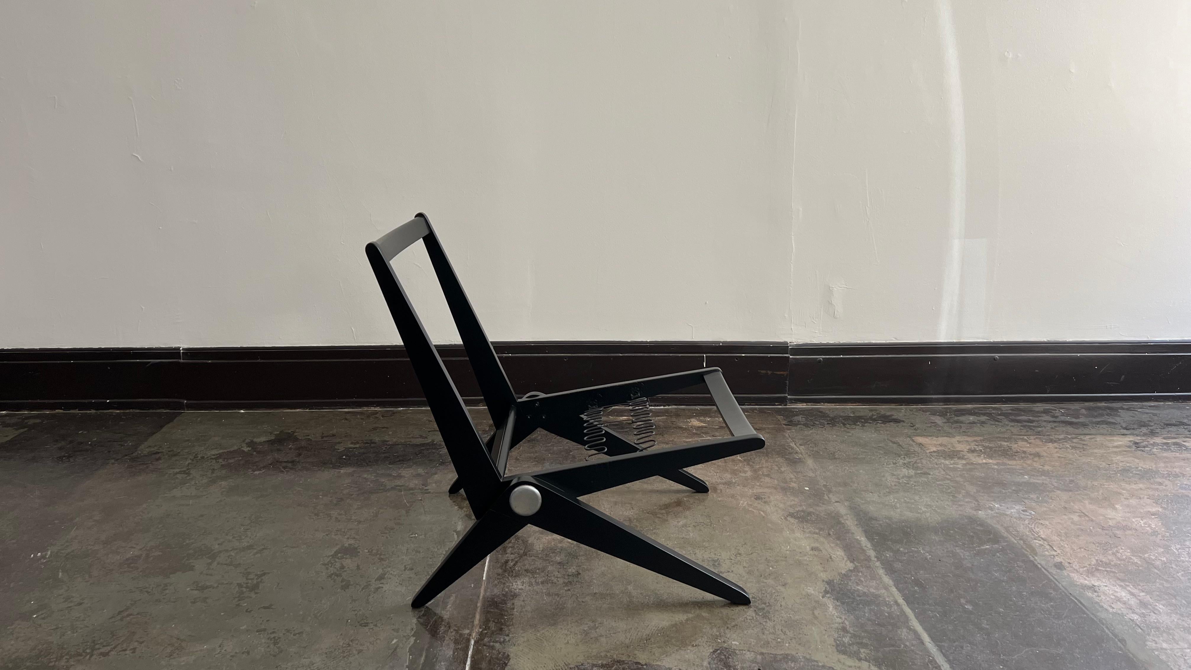 Pierre Jeanneret Scherenstühle für Knoll Associates - Polstermöglichkeiten im Angebot 1