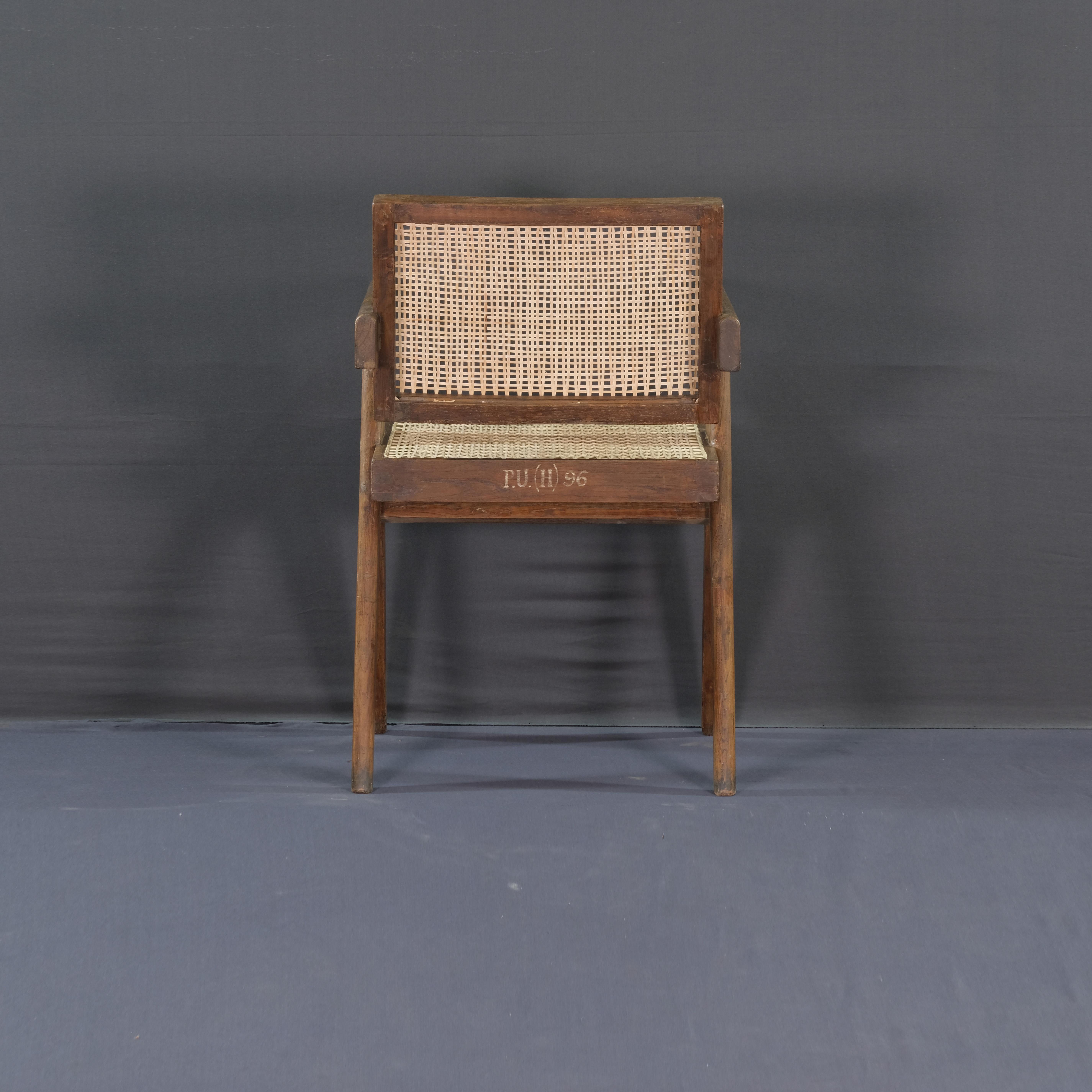 Pierre Jeanneret Set of 10 Chairs PJ-SI-28-A / Authentic Mid-Century Modern For Sale 13