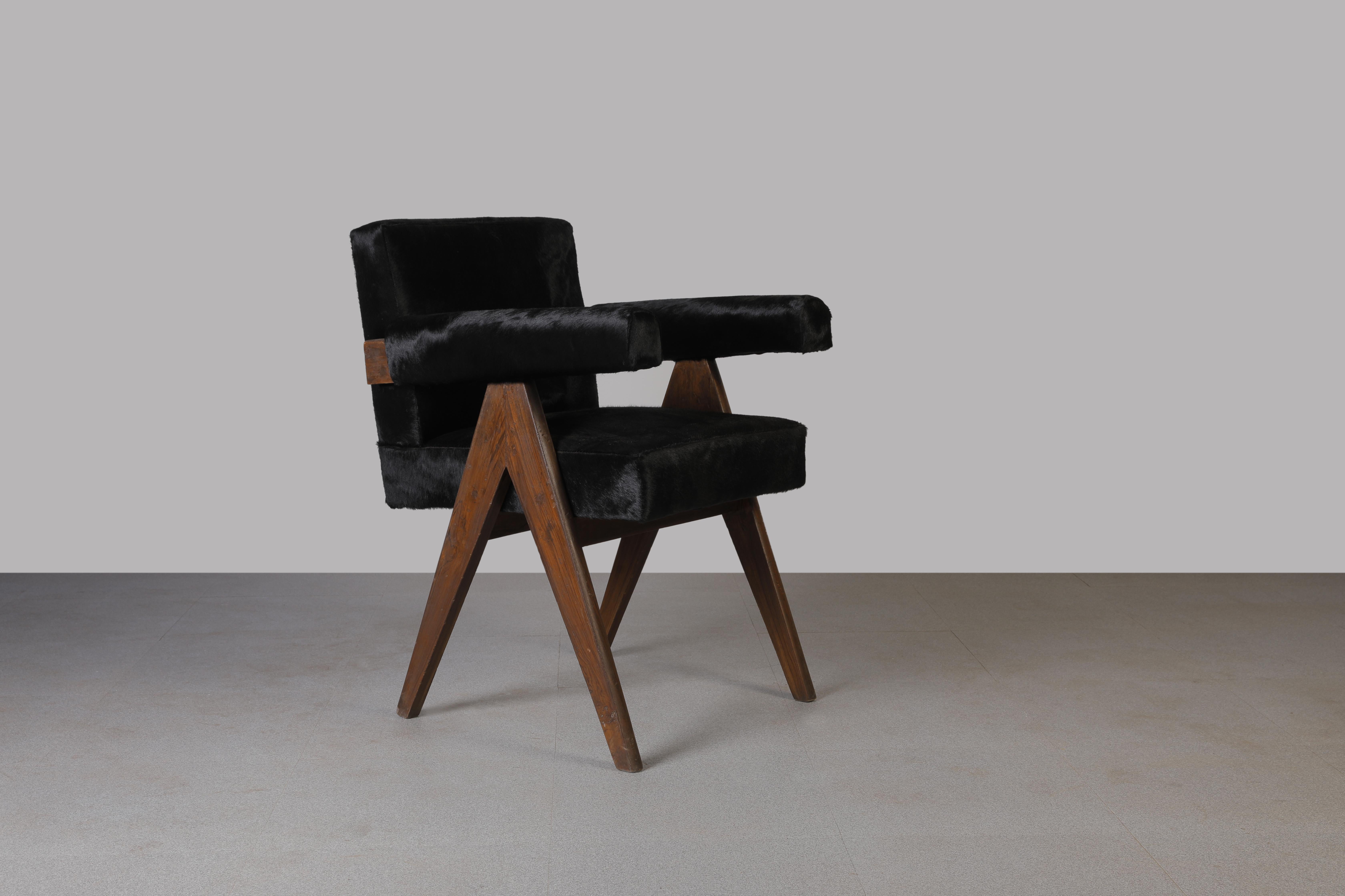 Pierre Jeanneret Set of 12 Committee Chairs PJ-SI-30-C / Authentic Mid ...
