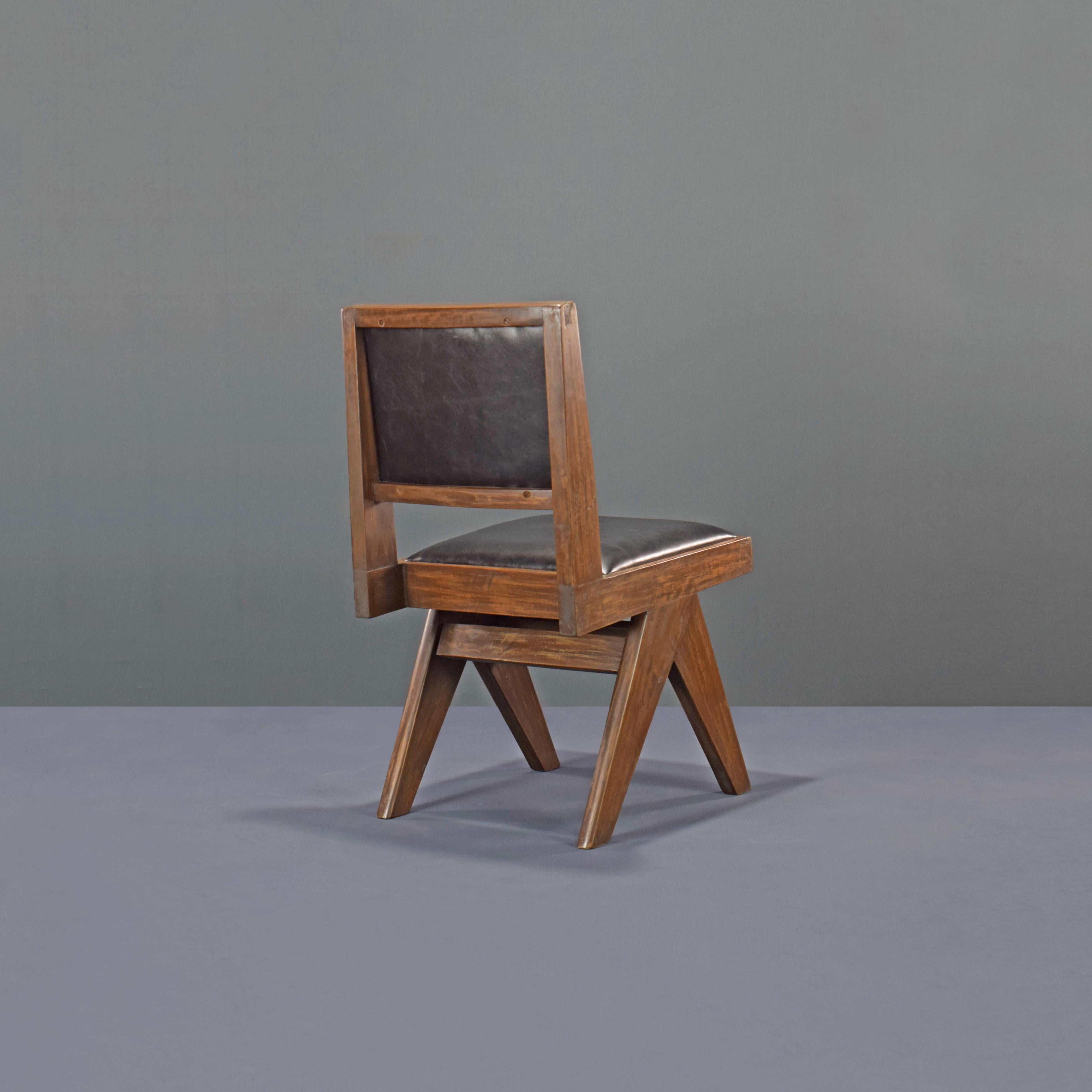 pierre jeanneret dining chair