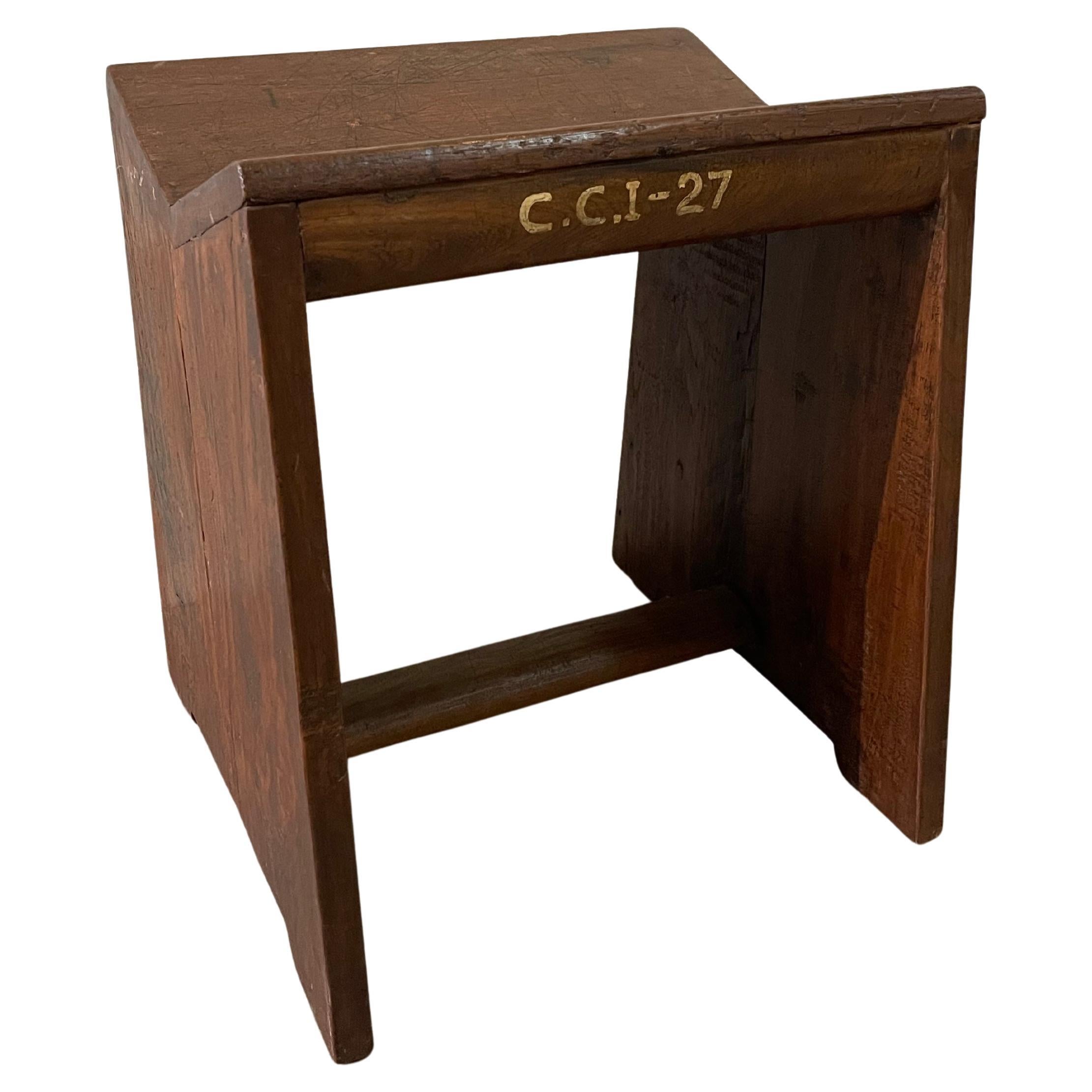 Pierre Jeanneret Sewing Stool For Sale