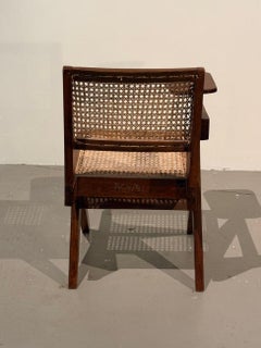 Pierre Jeanneret, SI-26-E Original Sessel / Schreibstuhl, Mitte des Jahrhunderts.