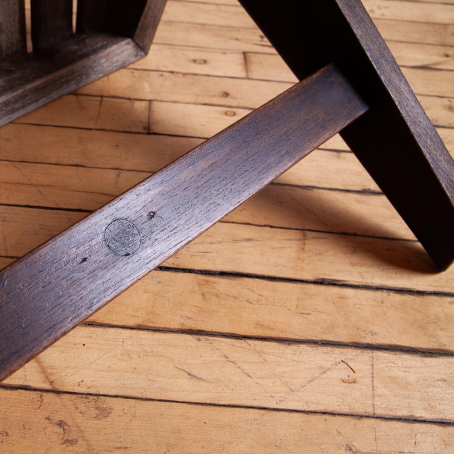 Pierre Jeanneret Slatted Teak Bench For Sale 1