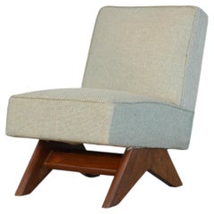 Pierre Jeanneret Sofastuhl PJ-SI-36-A / Authentischer Mid-Century Modern Chandigarh