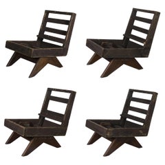 Pierre Jeanneret Sofa Chair PJ-SI-36-A- Set of 4