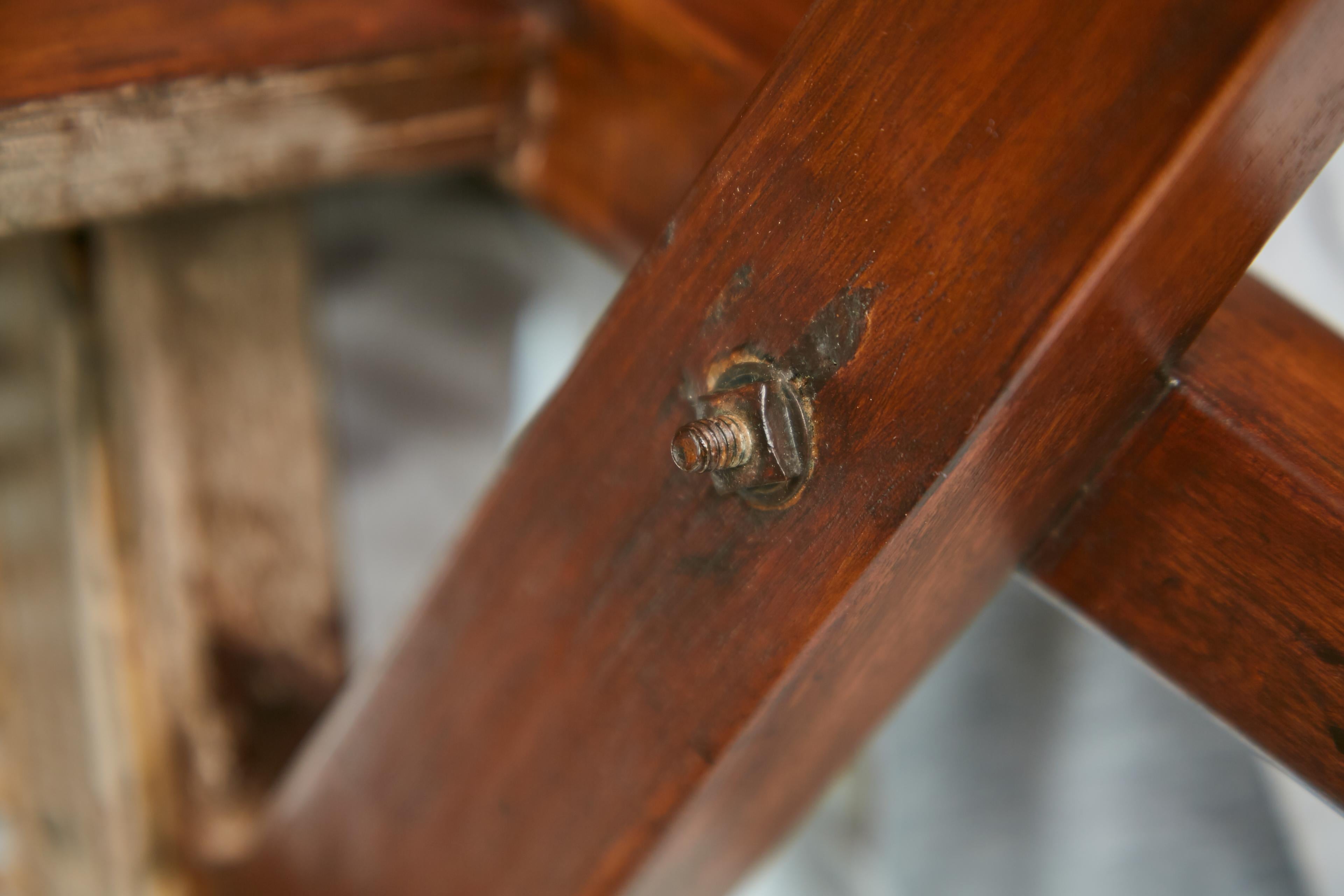 Pierre Jeanneret Solid Teak and Cane Library Chairs, #PJ-SI-51-A, circa 1959 11