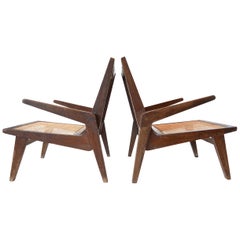 Fauteuils de salon de stade Pierre Jeanneret
