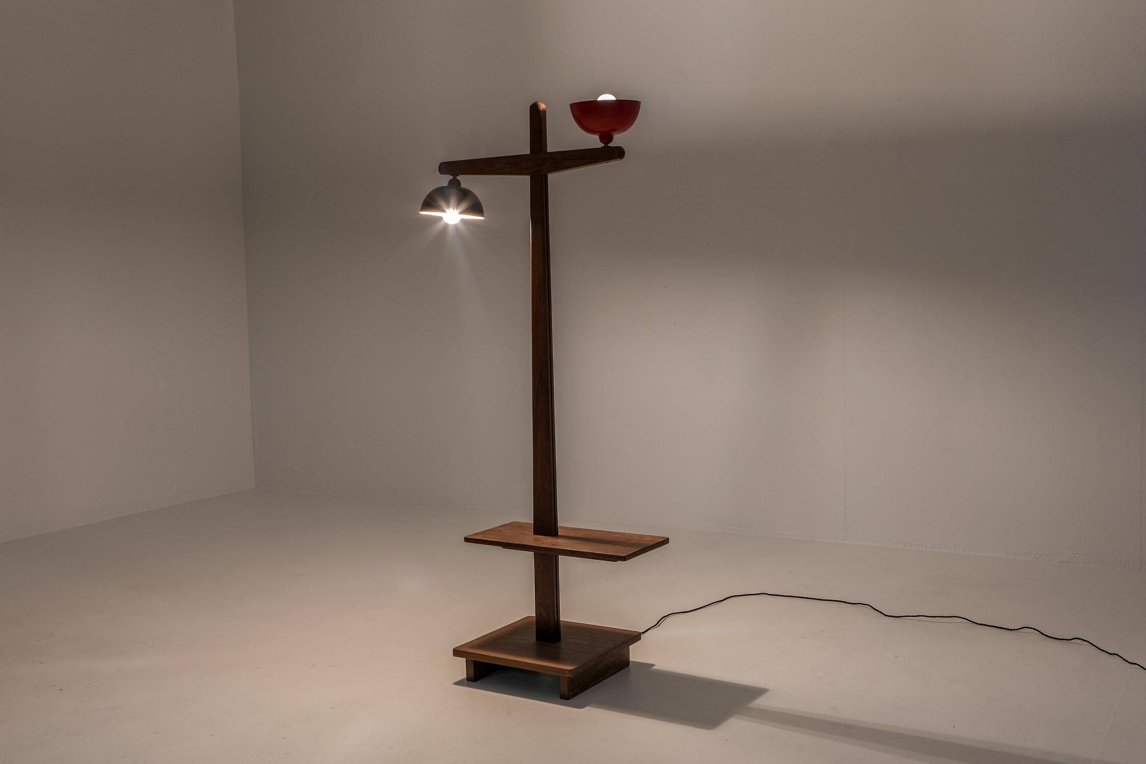 Pierre Jeanneret 'Standard Lamp' Pj-100101 in Solid Teak For Sale 4