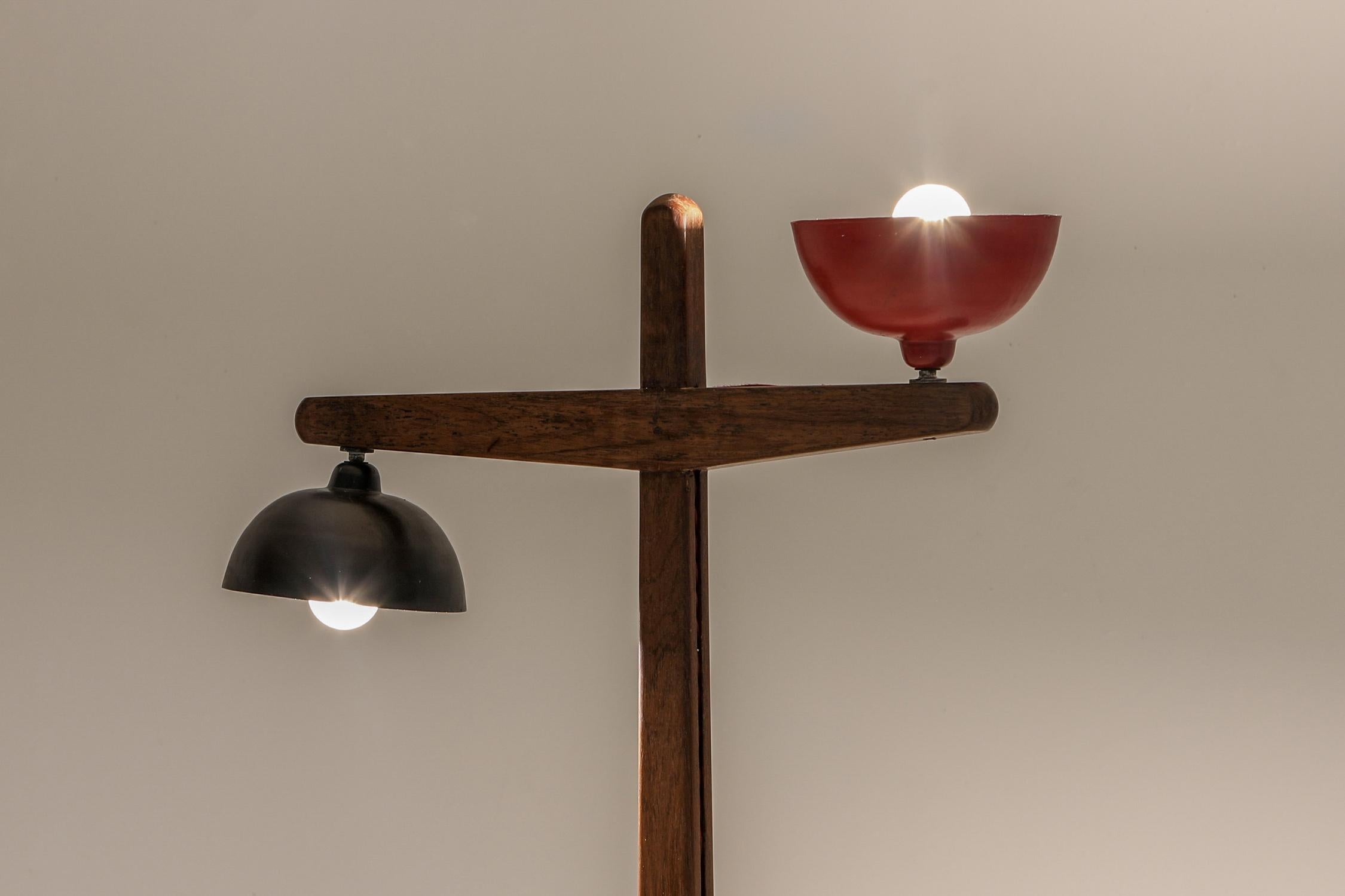 Pierre Jeanneret 'Standard Lamp' Pj-100101 in Solid Teak For Sale 5