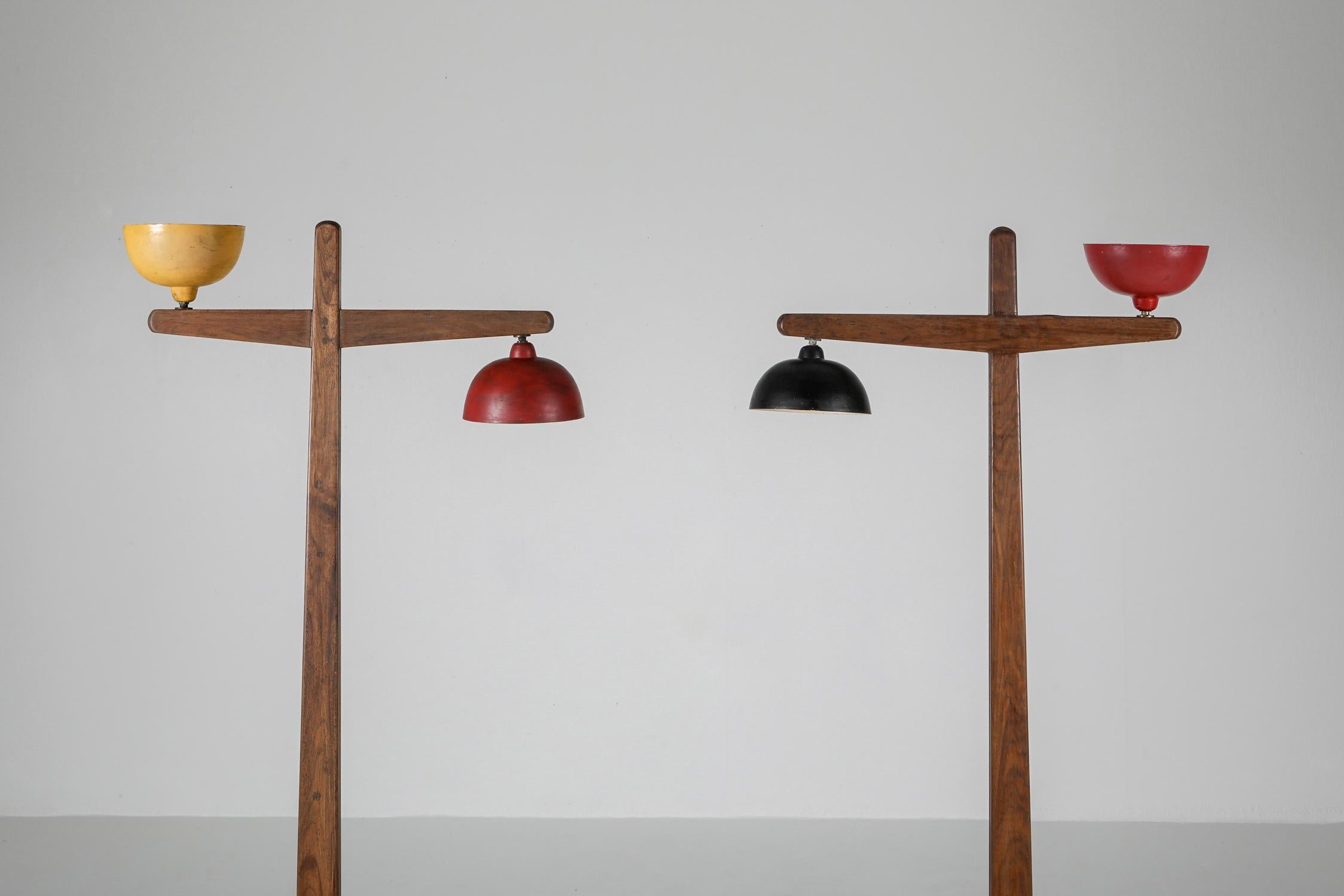 Pierre Jeanneret 'Standard Lamp' Pj-100101 in Solid Teak For Sale 9