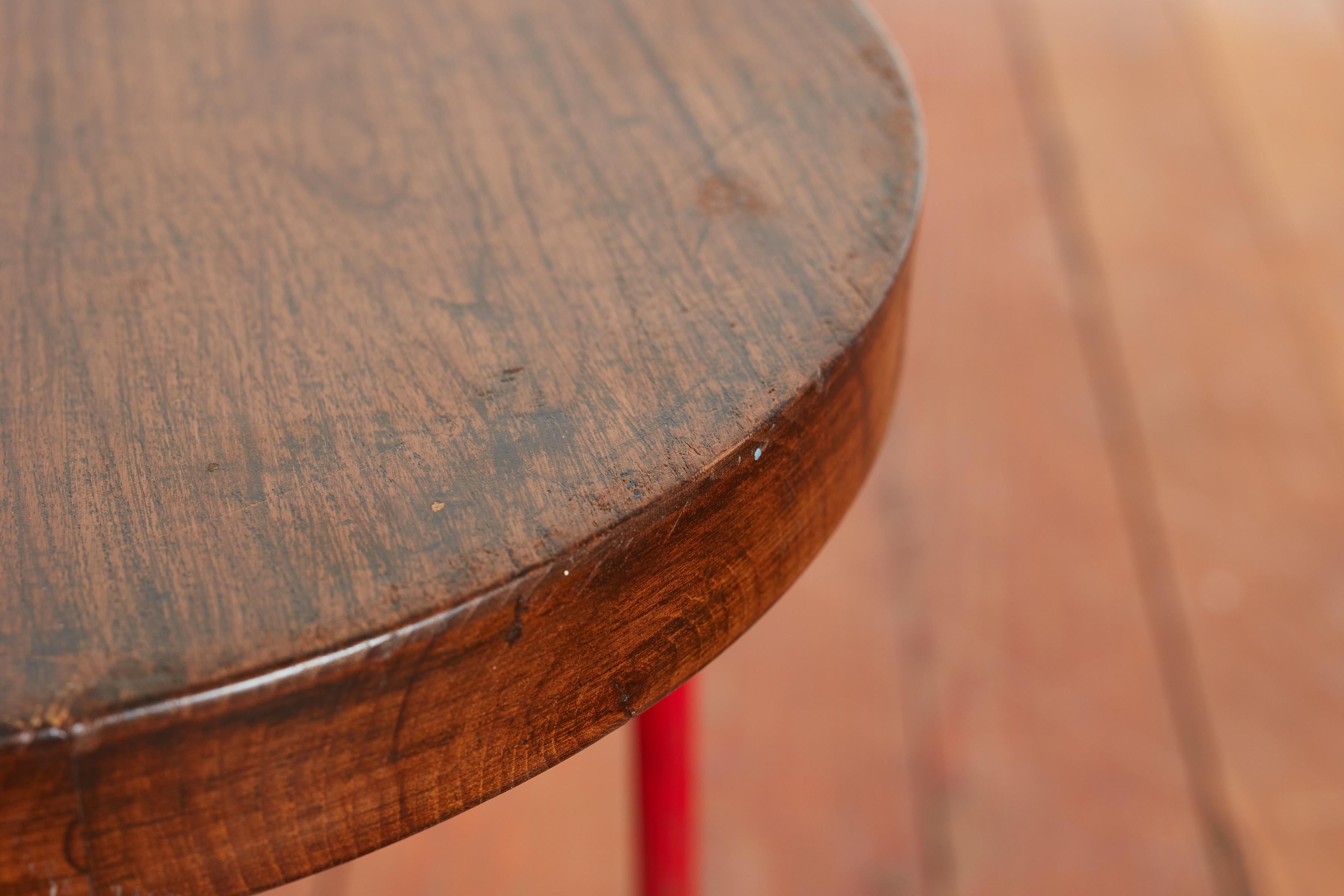 Steel Pierre Jeanneret Stool For Sale