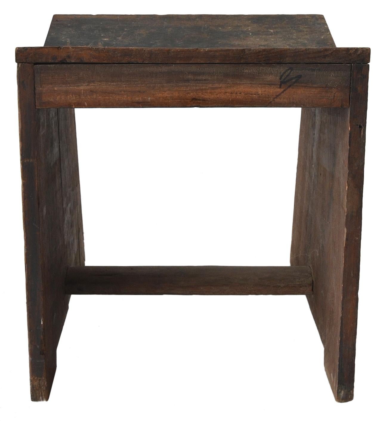 Pierre Jeanneret Stool In Good Condition For Sale In Toronto, Ontario