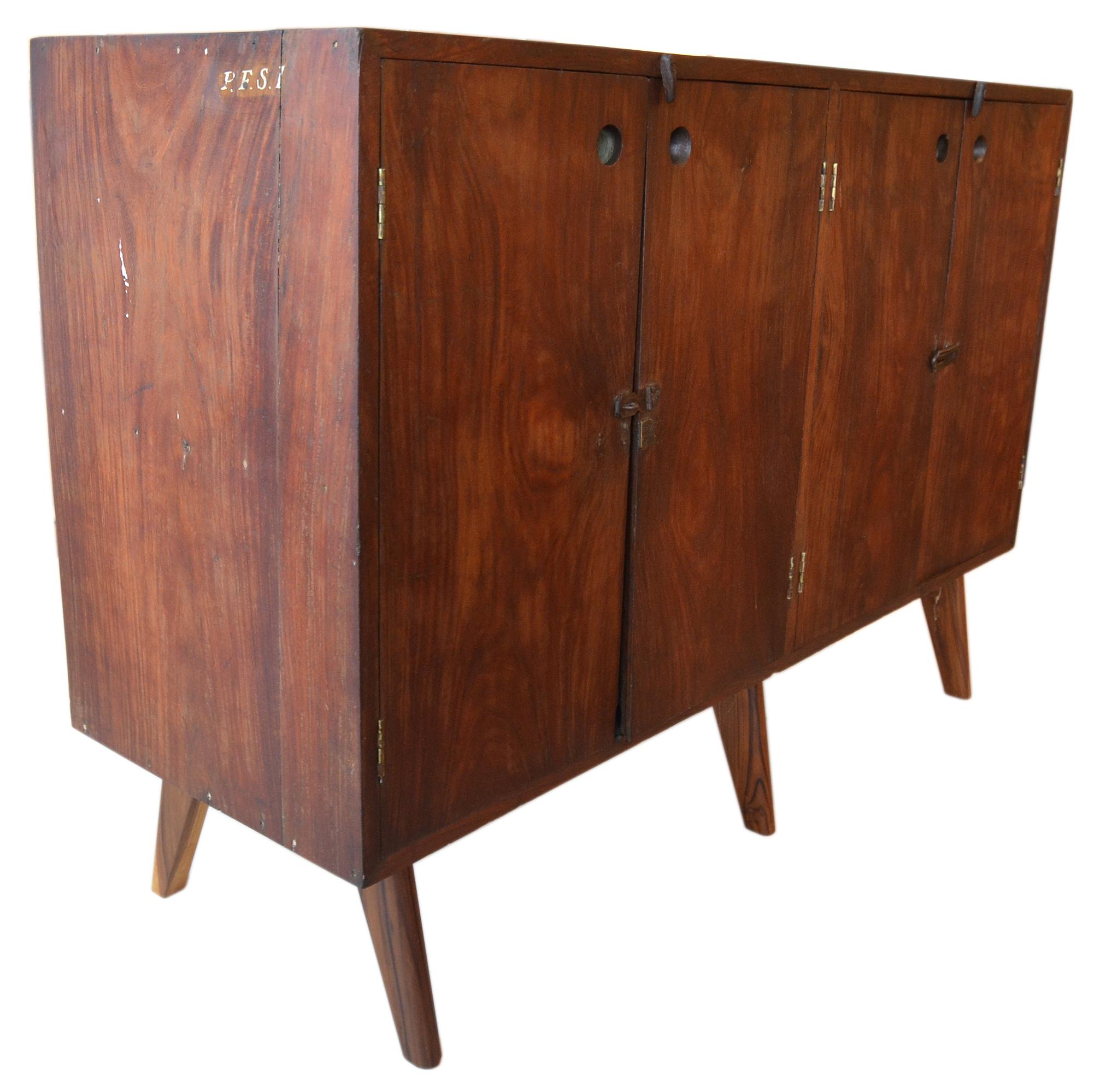 Indian Pierre Jeanneret Storage Unit For Sale