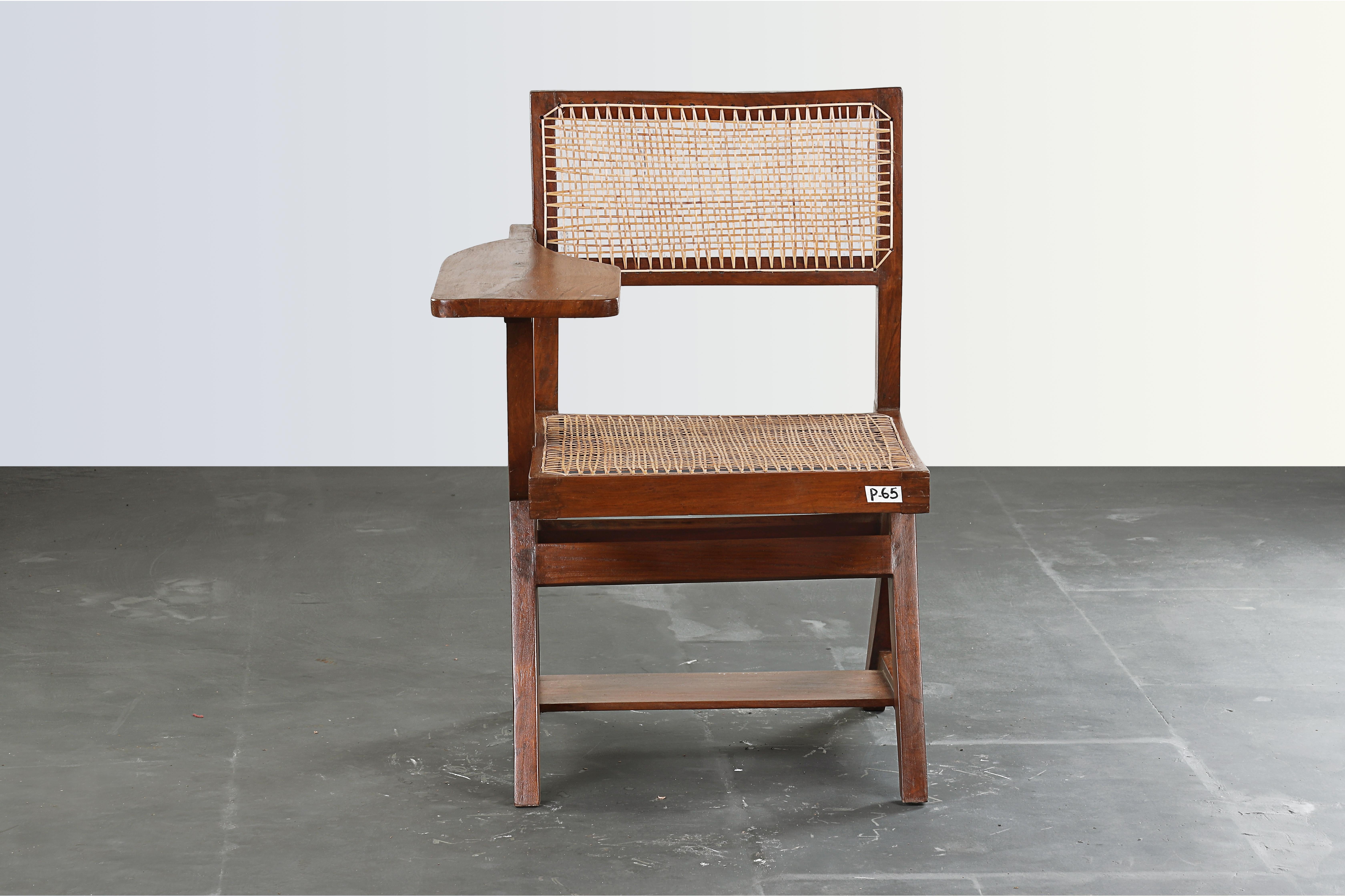Pierre Jeanneret Student Chair / Authentischer Mid-Century Modern PJ-SI-26-A im Zustand „Gut“ im Angebot in Zürich, CH