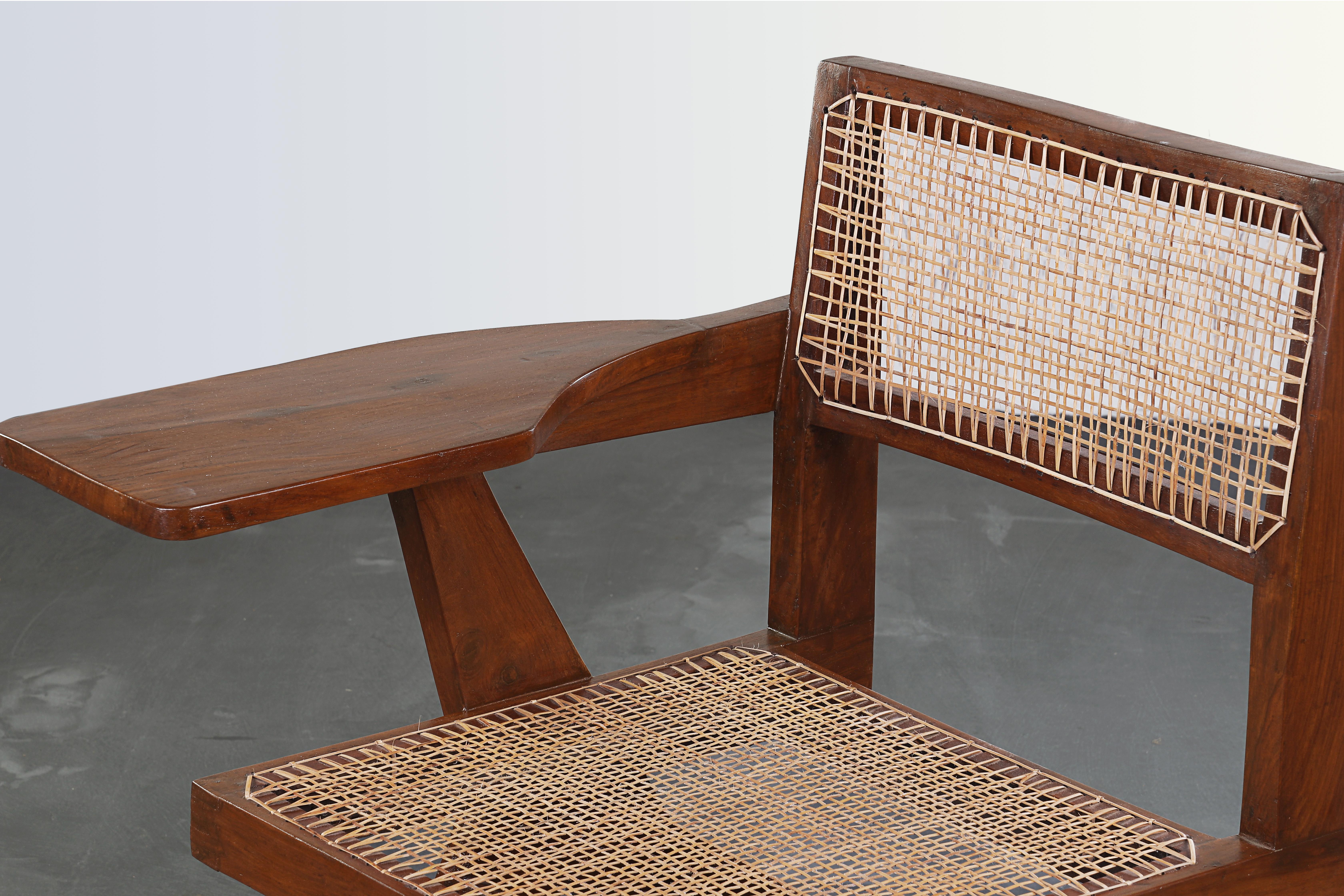 Pierre Jeanneret Student Chair / Authentischer Mid-Century Modern PJ-SI-26-A (Gehstock) im Angebot