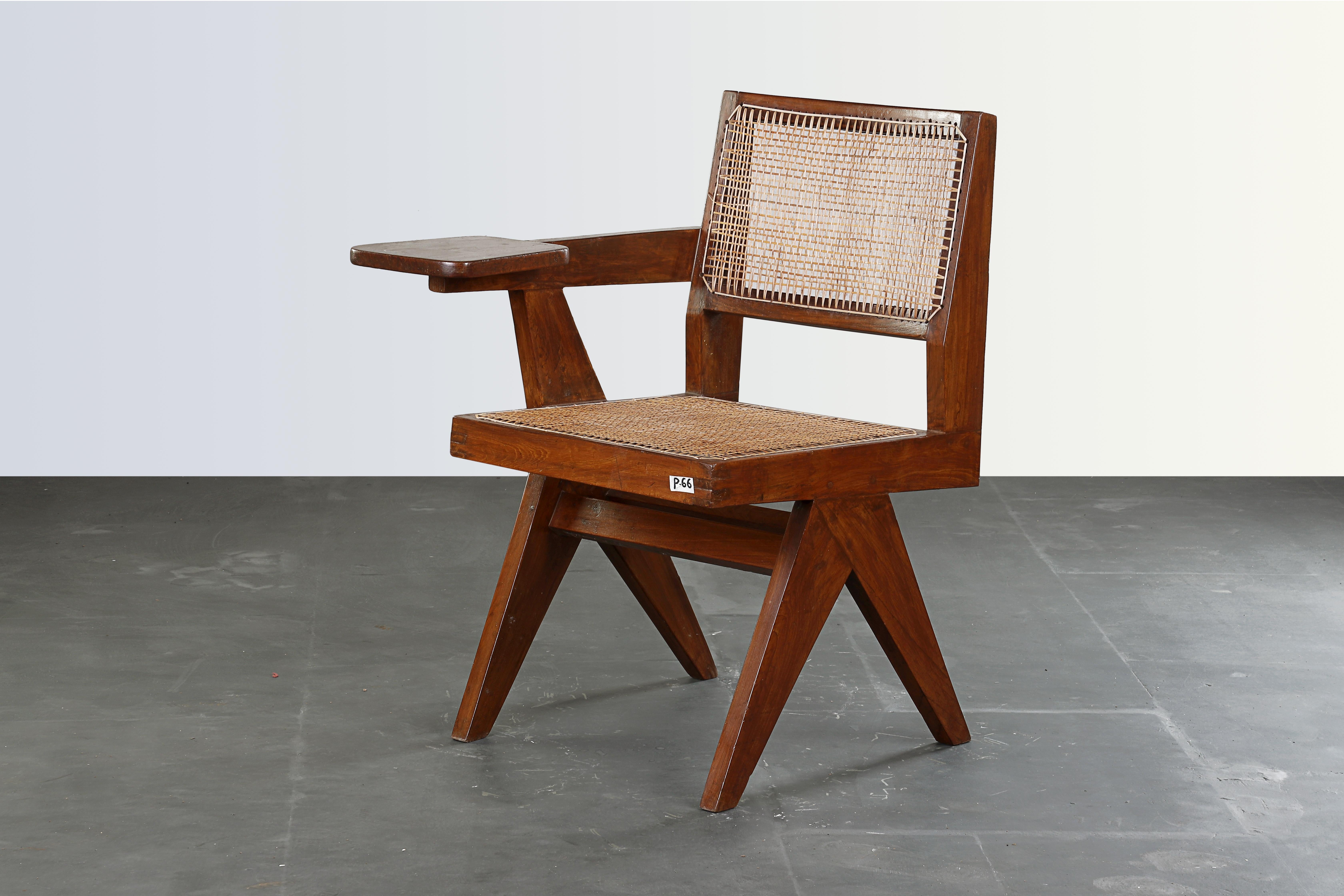 Mid-20th Century Pierre Jeanneret Student Chair / Authentic Mid-Century Modern PJ-SI-26-A