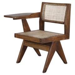 Silla de estudiante de Pierre Jeanneret / Auténtica silla de estilo Mid-Century Modern PJ-SI-26-E