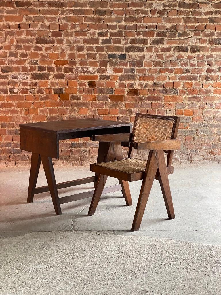 Pierre Jeanneret Student Desk and Office Chair Chandigarh India Circa 1959 3