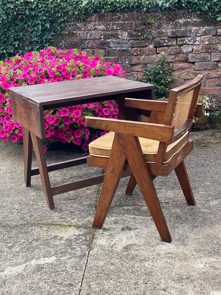 Pierre Jeanneret Student Desk and Office Chair Chandigarh India Circa 1959 11